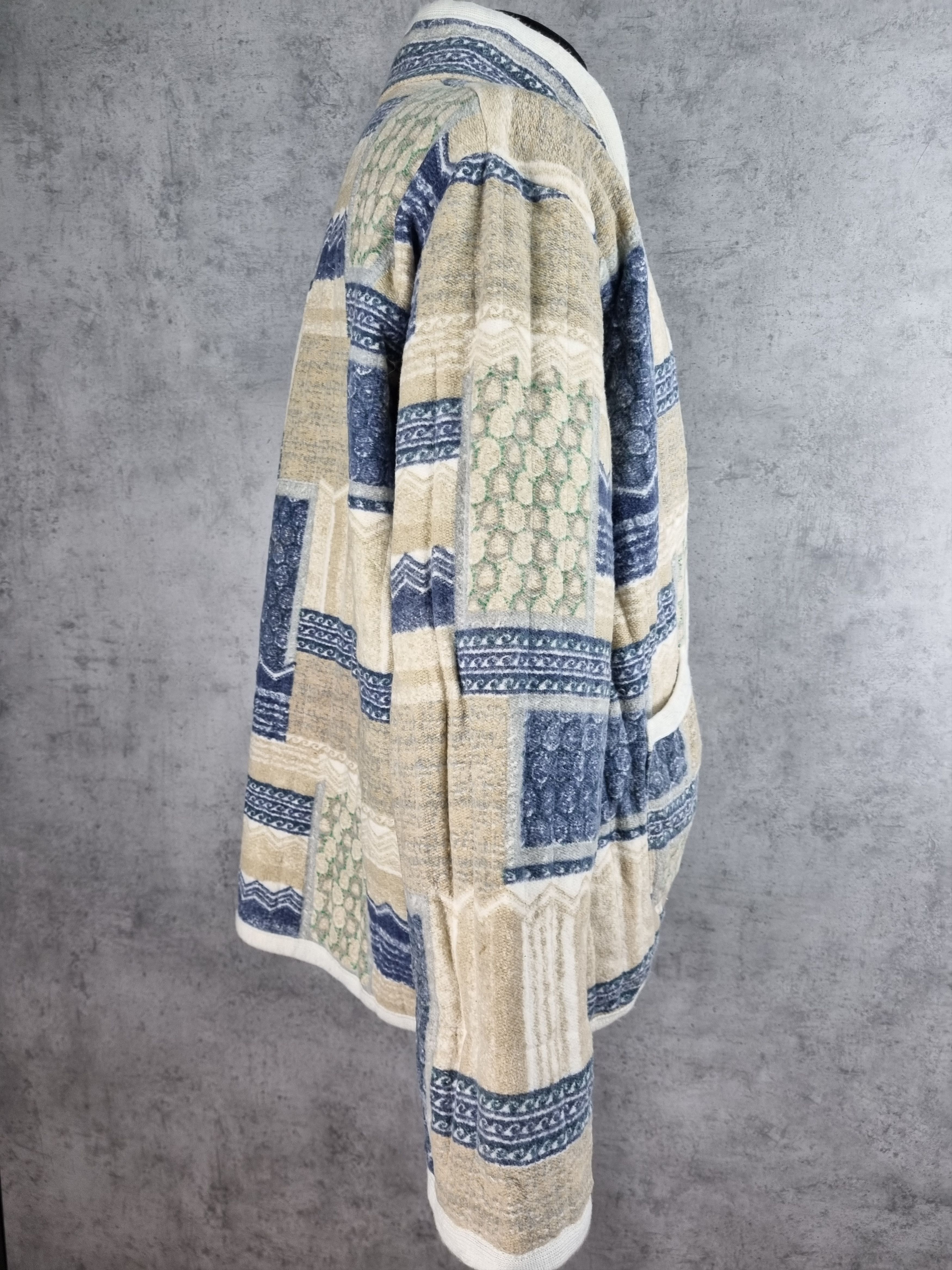 Japanese Brand × Vintage Vintage KIMONO Quilted Jacket Patchwork KAPITAL style Size US L / EU 52-54 / 3 - 12 Thumbnail