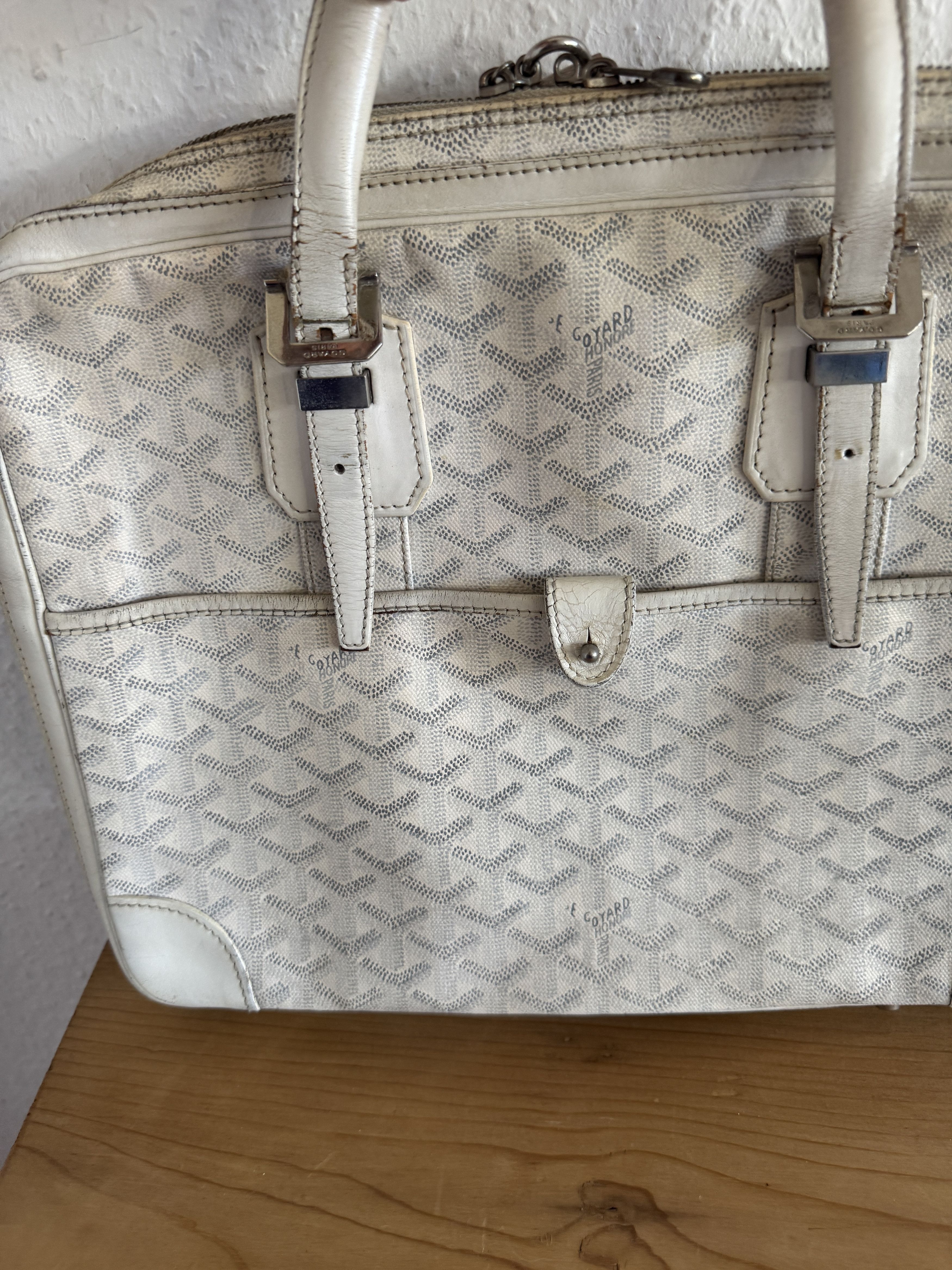 Goyard Ambassade PM Business Bag – White Size ONE SIZE - 17 Thumbnail