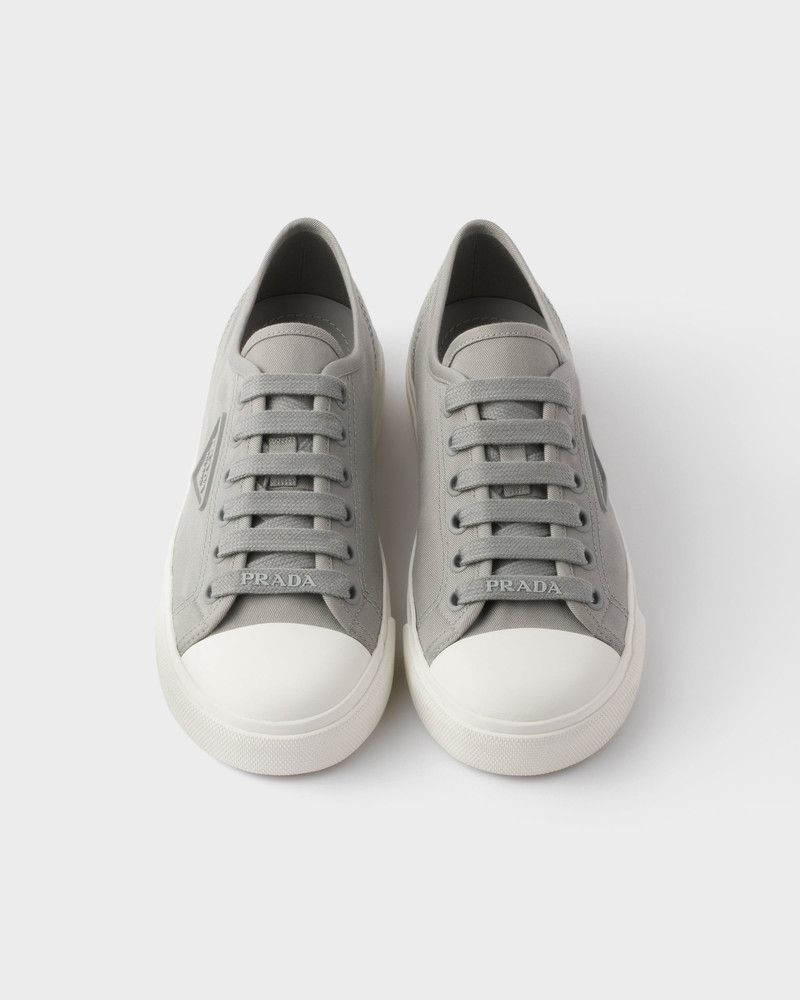 Prada o1srvl11e0226 Cotton Gabardine Sneakers in Sage Green Size US 7 / IT 37 - 2 Thumbnail