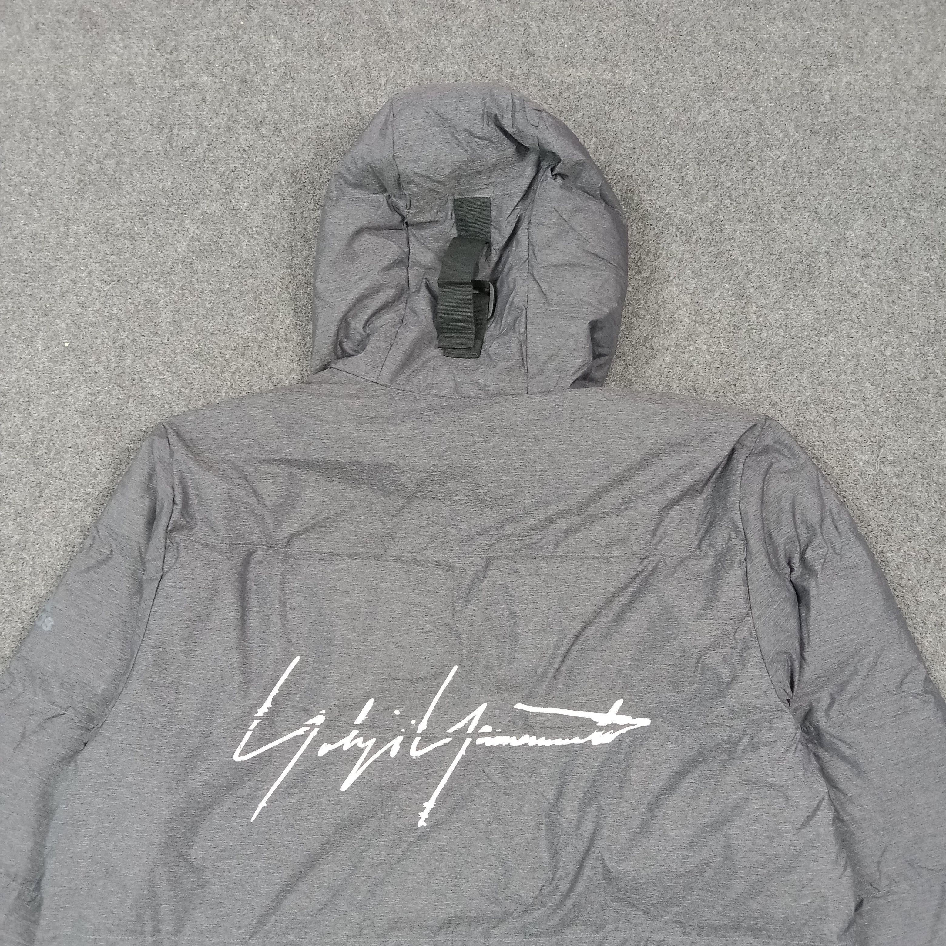 Adidas Adidas Fur Custom Yohji Yamamoto Logo Parka C278N25 Size US M / EU 48-50 / 2 - 2 Thumbnail