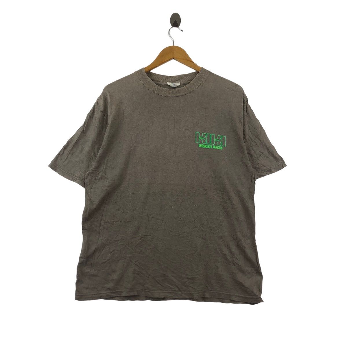 Vintage Vintage KIKI HONOLULU HAWAII Surf Beach Radio Tee Shirt Size US XL / EU 56 / 4 - 3 Thumbnail