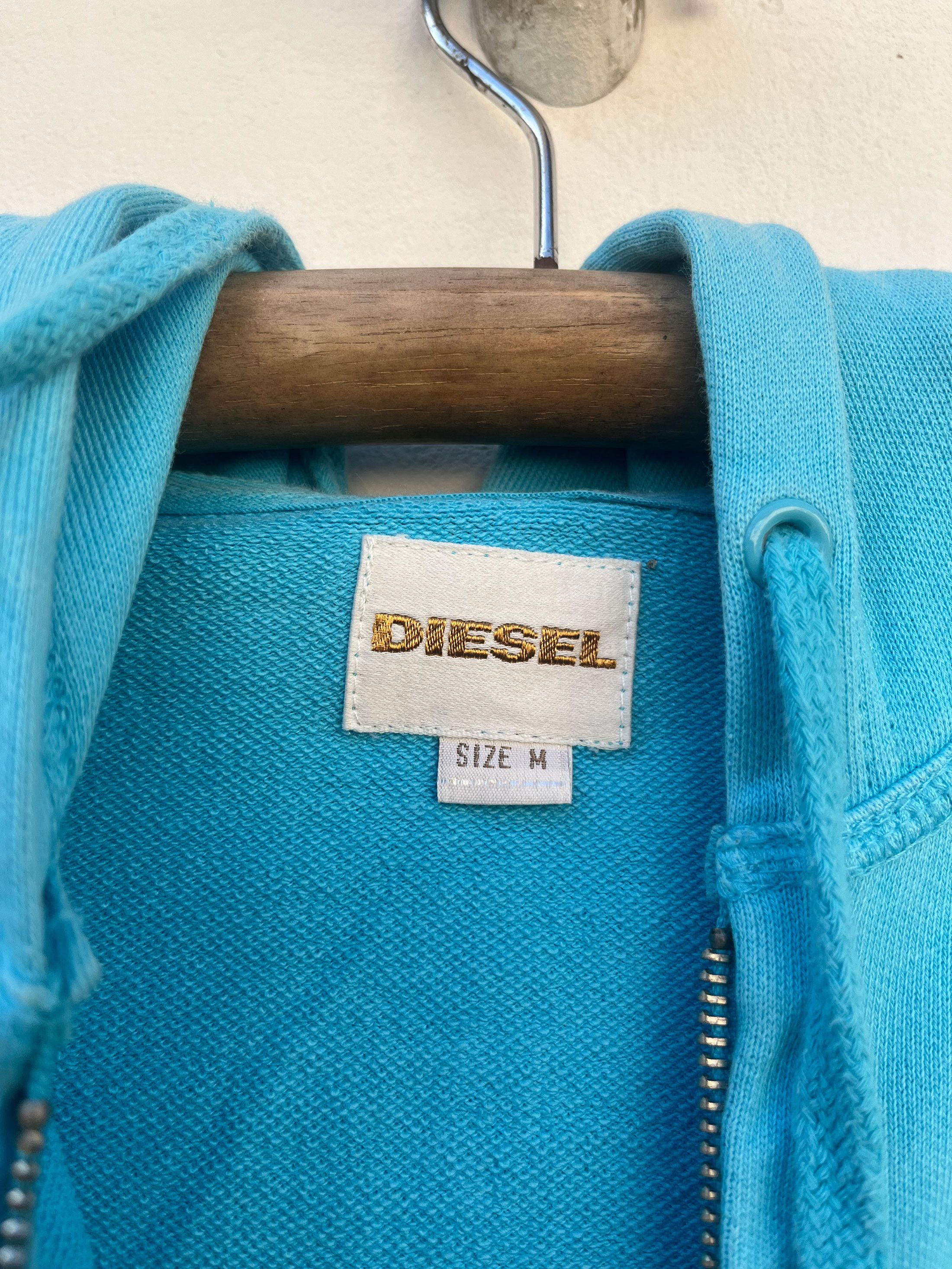 Diesel Diesel y2k 2000s Zipper Hooded Sweatshirt Sweater Size US M / EU 48-50 / 2 - 3 Thumbnail