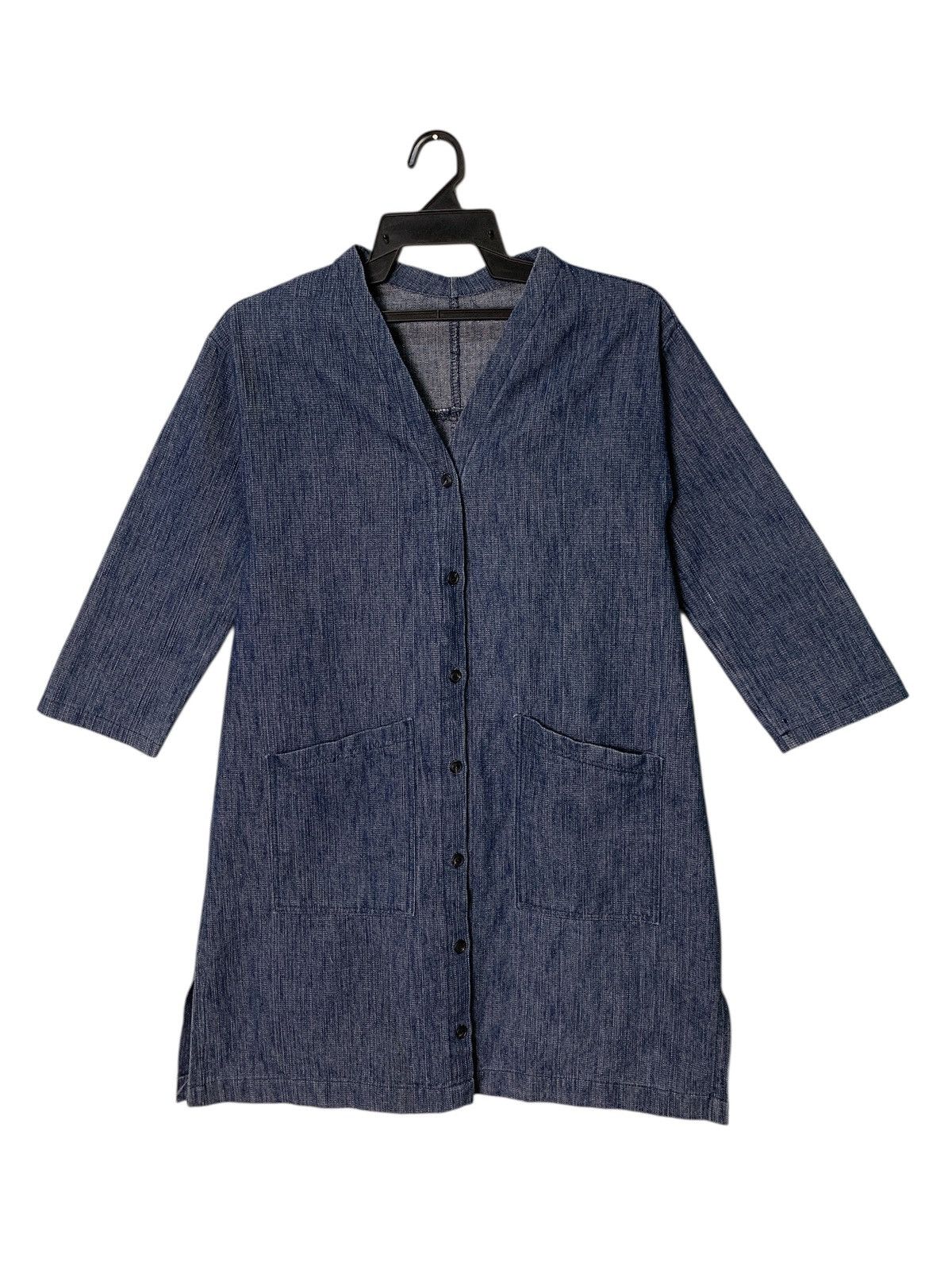 Other Rare Design Vintage Soft Denim Button Up Cardigans Size M / US 6-8 / IT 42-44 - 1 Thumbnail
