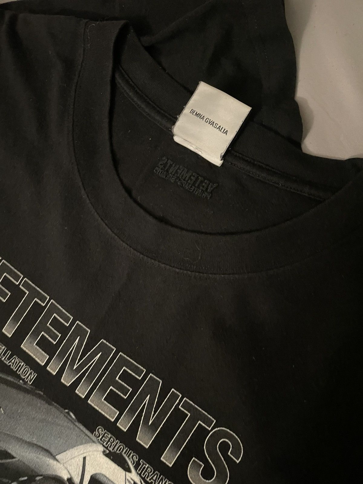 Vetements VETEMENTS Lamborghini Car Hotline T-Shirt black large RARE* Size US L / EU 52-54 / 3 - 2 Thumbnail