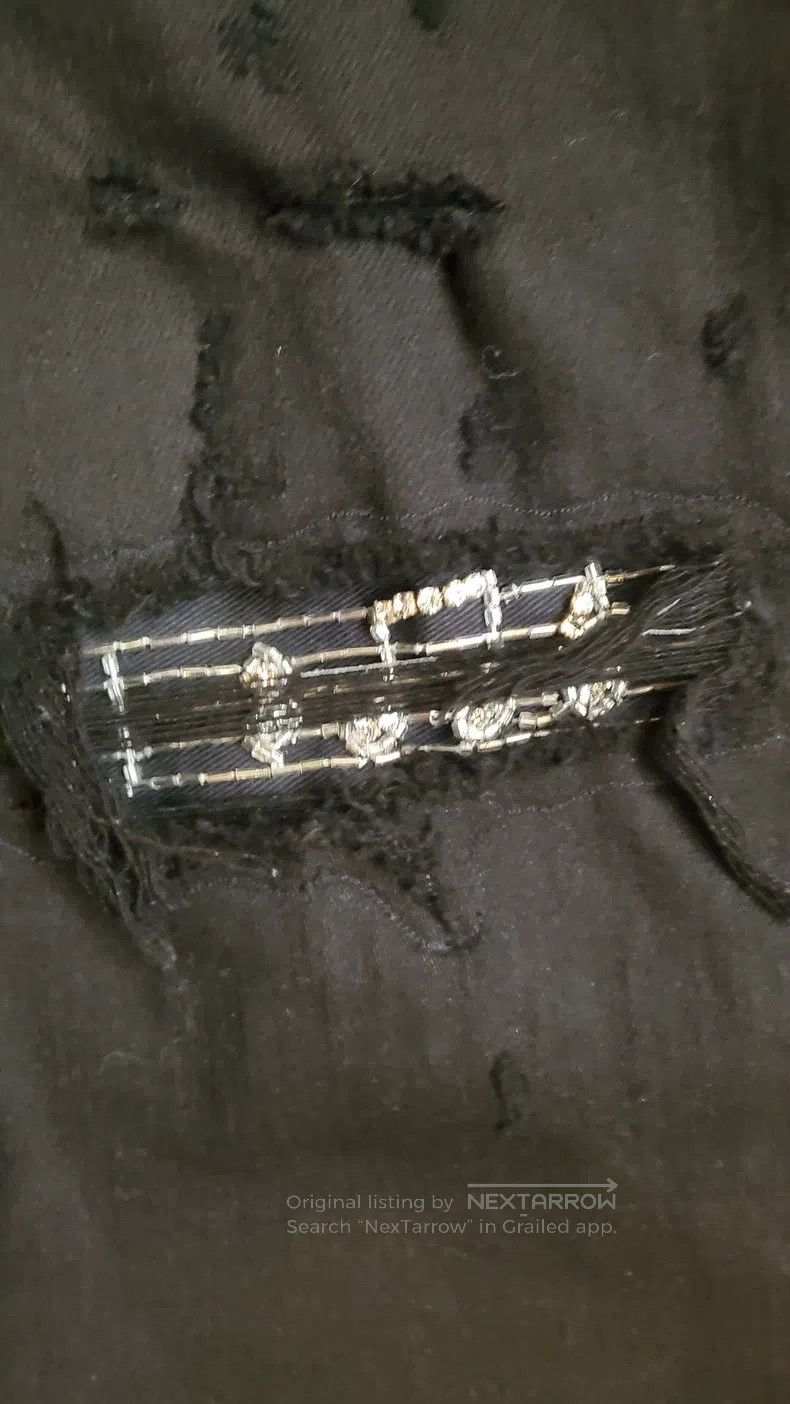 Amiri Amiri Size 31 Music Note Sparkle Diamond Black Jeans Size US 31 - 5 Thumbnail