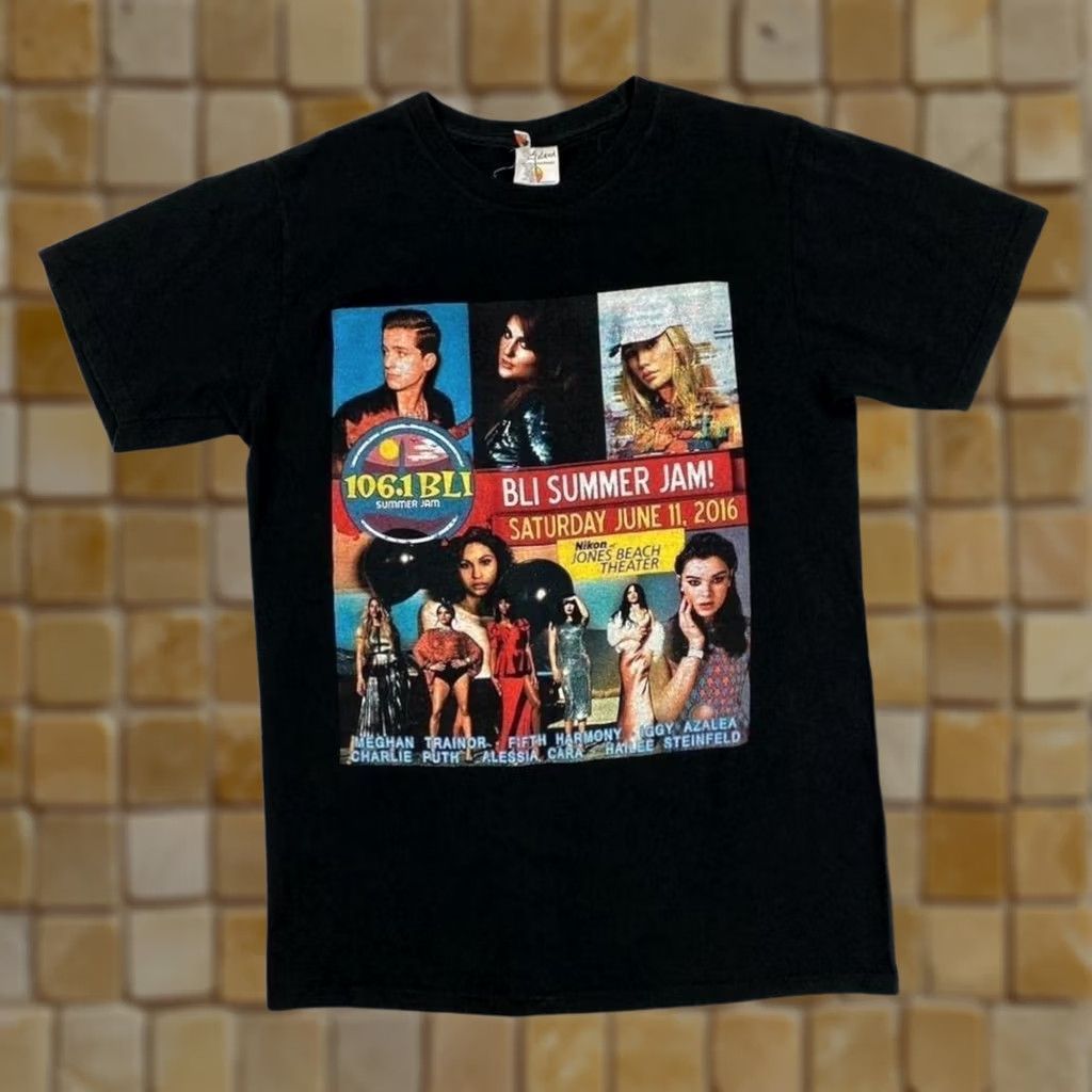 DANCER BLI Summer Jam (2016) Hip Hop Rap Pop Dance Music Festival T-Shirt Medium Black Graphic Print Front and Back Mens Shirt Size US M / EU 48-50 / 2 - 1 Thumbnail