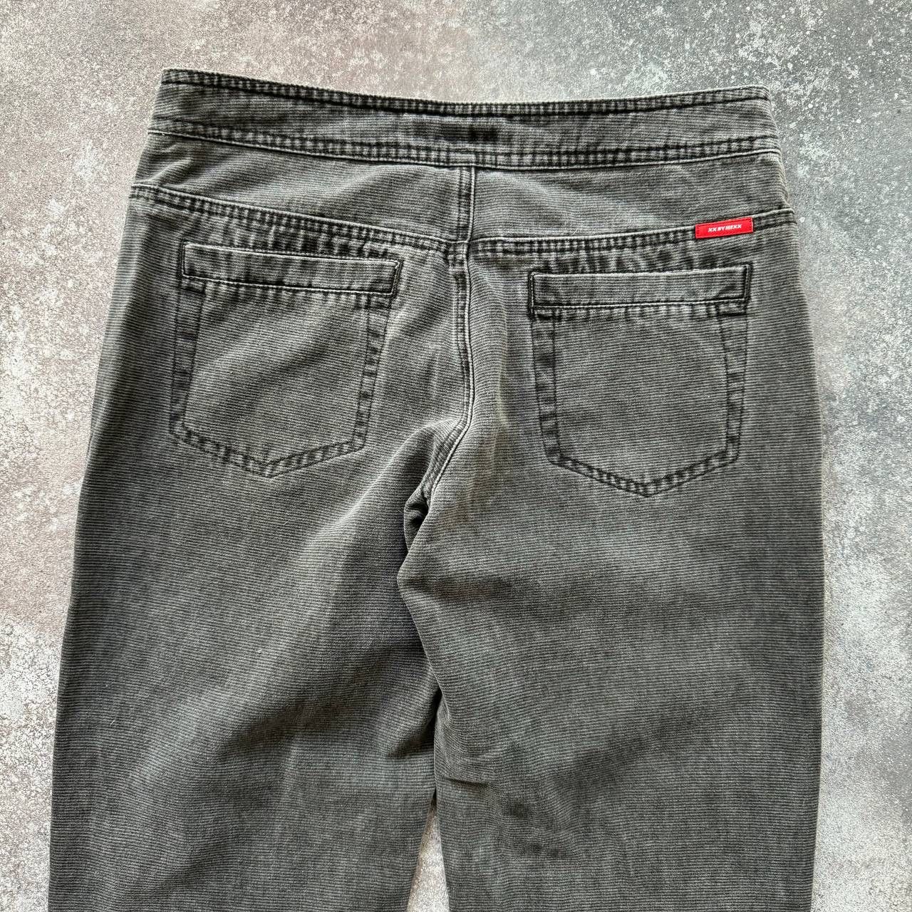 Hysteric Glamour × Japanese Brand × Vintage Amazing Zip Details Flared Washed Jeans Size 27" / US 4 / IT 40 - 4 Thumbnail