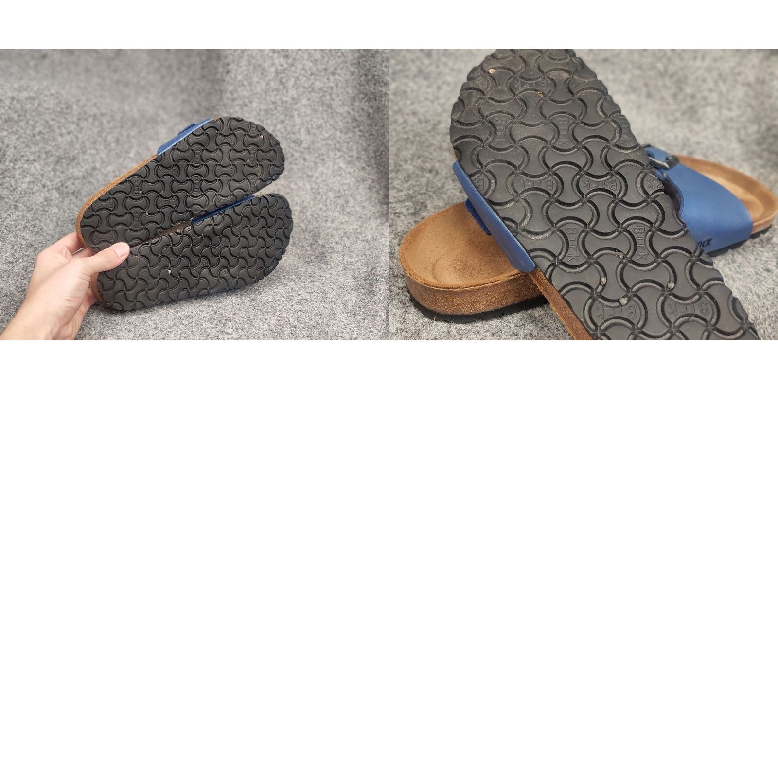 Birkenstock Birkenstock Madrid Leather Synthetics Elemental Blue Orthopedic slippers sandals Size US 9 / IT 39 - 10 Thumbnail