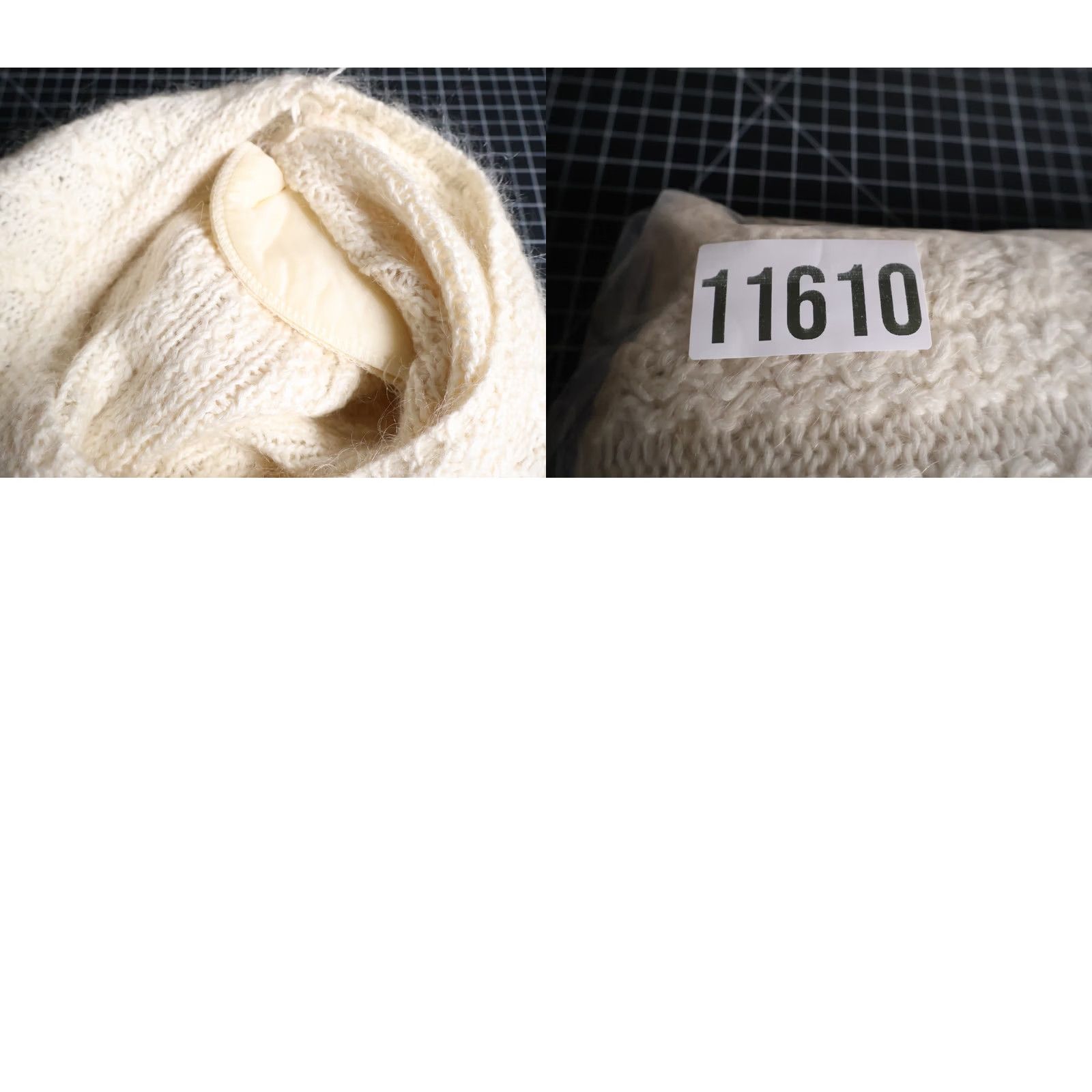 Vintage Reference Point Ivory Mohair Silk Sweater Women Medium Crew Neck Long Sleeve Pullover Knit Vintage 80s 90s Lightweight Casual Womens Size M / US 6-8 / IT 42-44 - 9 Thumbnail