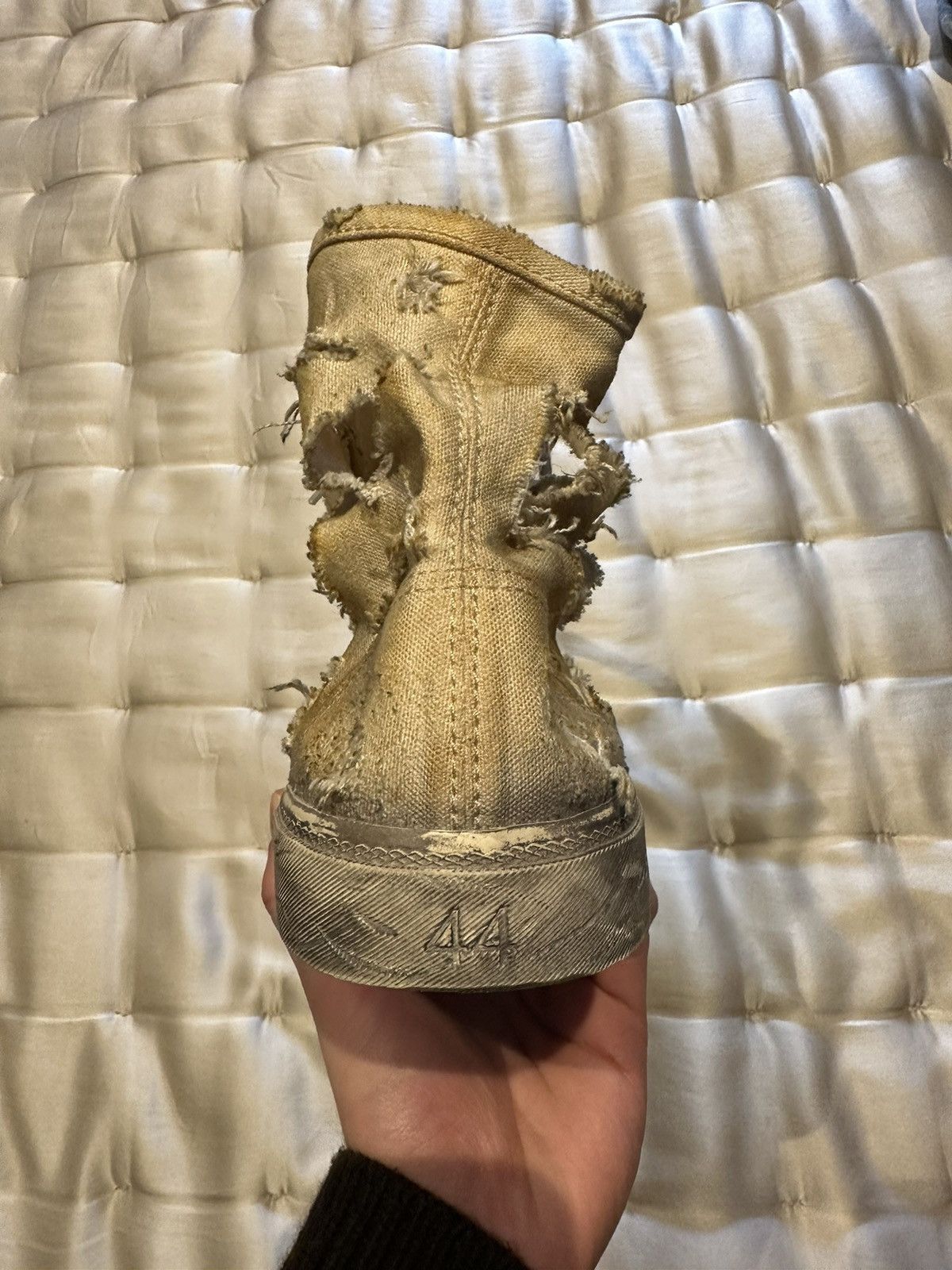 Balenciaga 1/100 Limited Edition Destroyed Paris Hightop Size US 11 / EU 44 - 6 Thumbnail