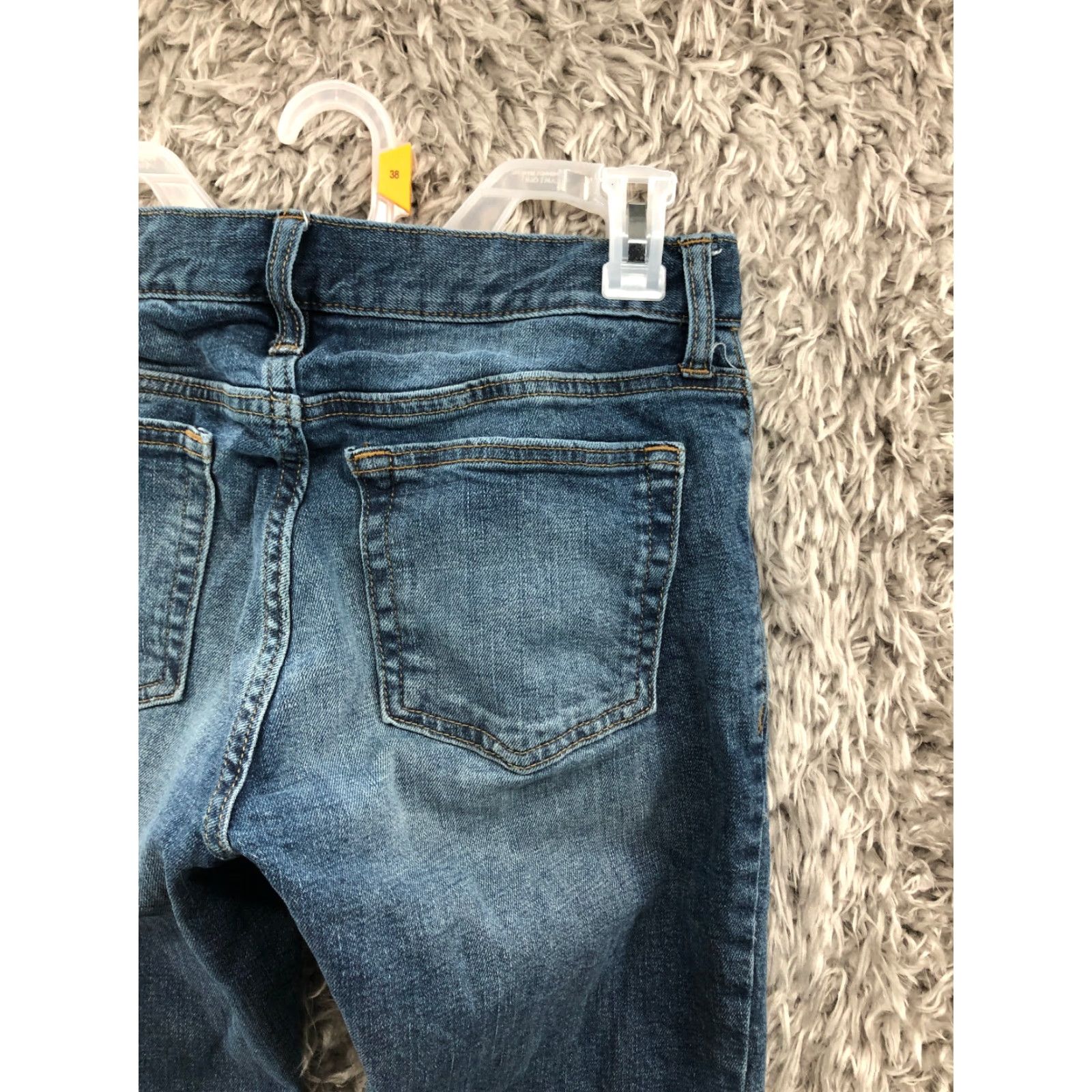 Old Navy Old Navy Jeans Skinny Mens 30x30 Dark Wash Blue Denim Cotton Blend Regular Mid Rise 5-Pocket Size US 30 / EU 46 - 6 Thumbnail