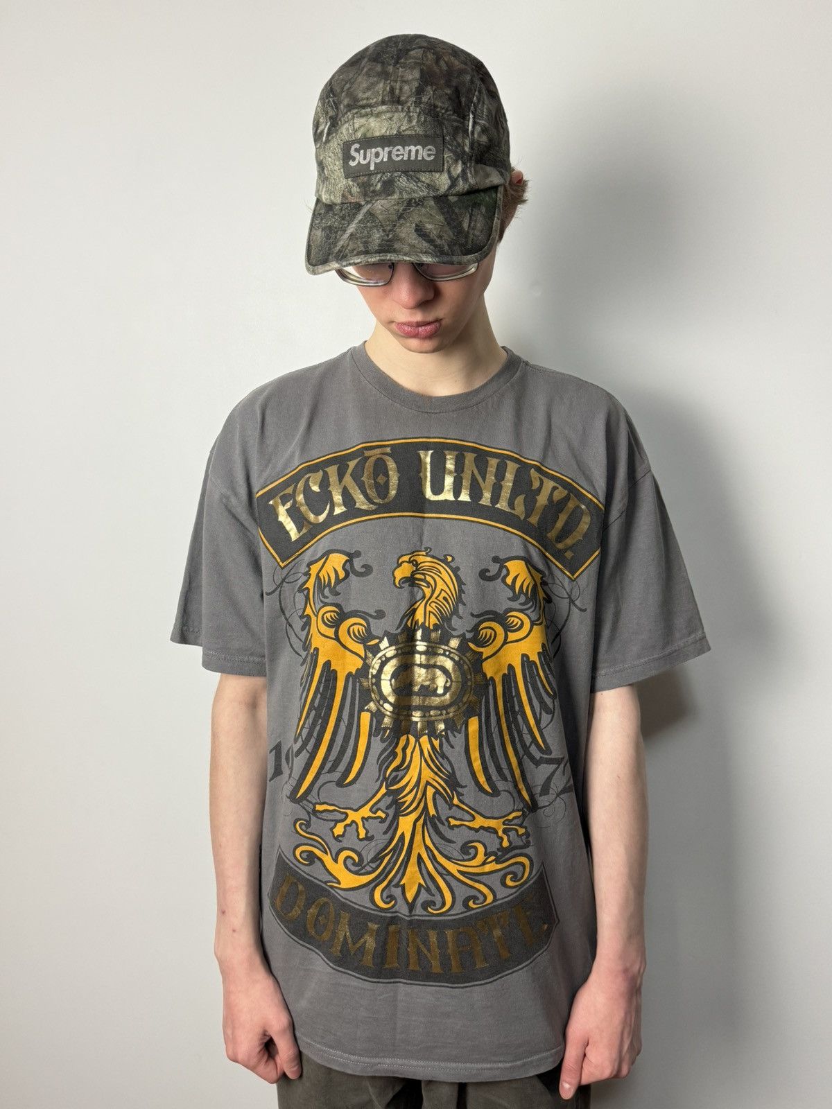 Ecko Unltd. Rare Ecko Unlimited Dominant Eagle Graphic Tee Vintage 00s Size US XL / EU 56 / 4 - 9 Thumbnail