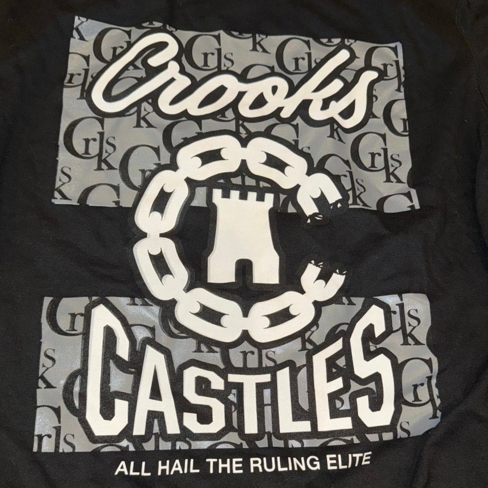 Crooks & Castles Crooks & Castles All Hail Ruling Elite Monogram Sweatshirt Size US XL / EU 56 / 4 - 3 Thumbnail