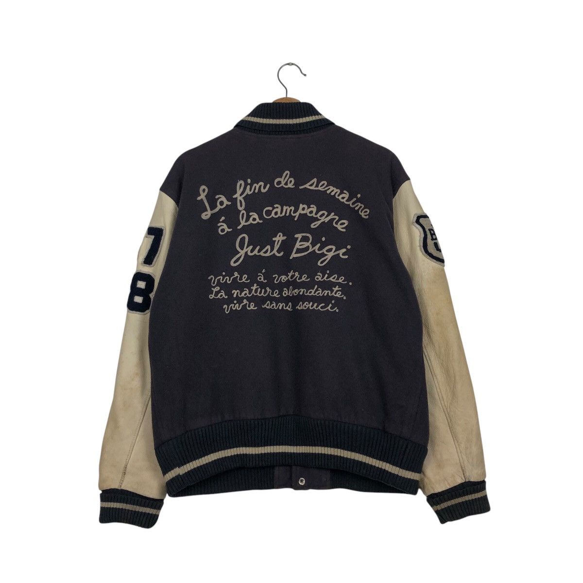 Japanese Brand 📌Vintage Varsity Bomber Jacket Mens Bigi Issey Miyake Size US M / EU 48-50 / 2 - 9 Thumbnail