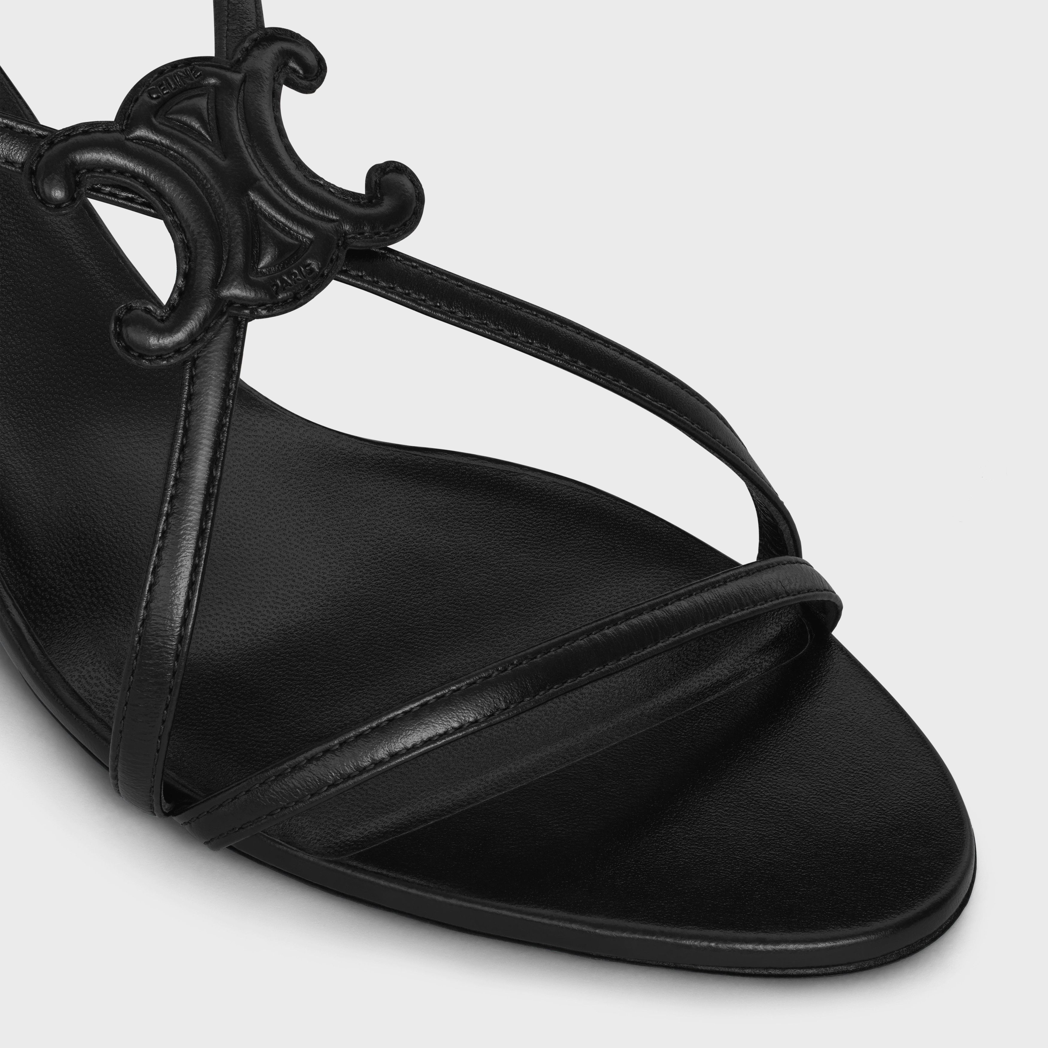 Celine o1bcso1str0925 358033958C Cuir Triomphe Sandals in Black Size US 10 / IT 40 - 4 Thumbnail
