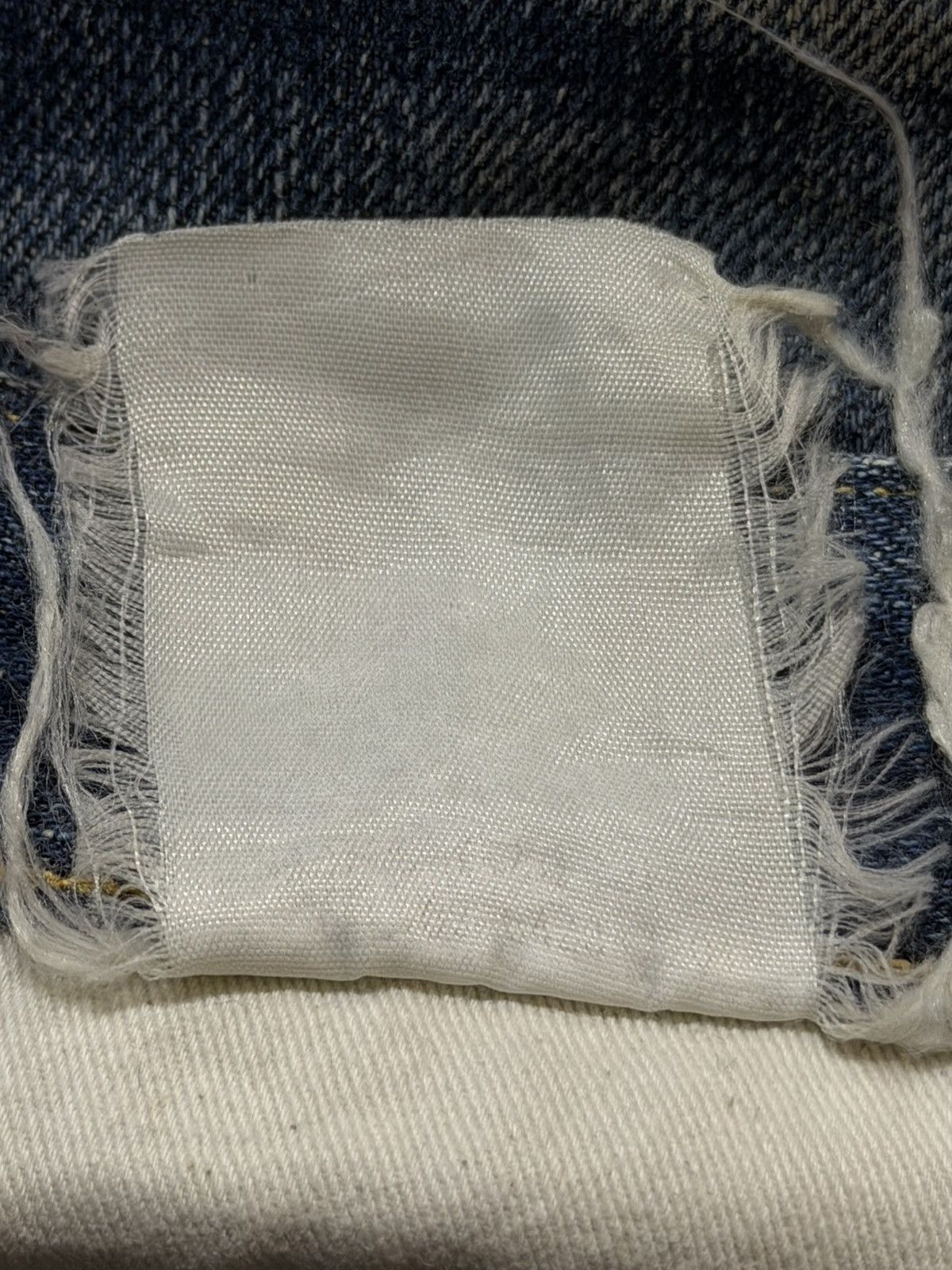 *A VONTADE Vintage 90s A Vontade Sanforized Selvedge Blue Faded Wash Size US 30 / EU 46 - 9 Thumbnail