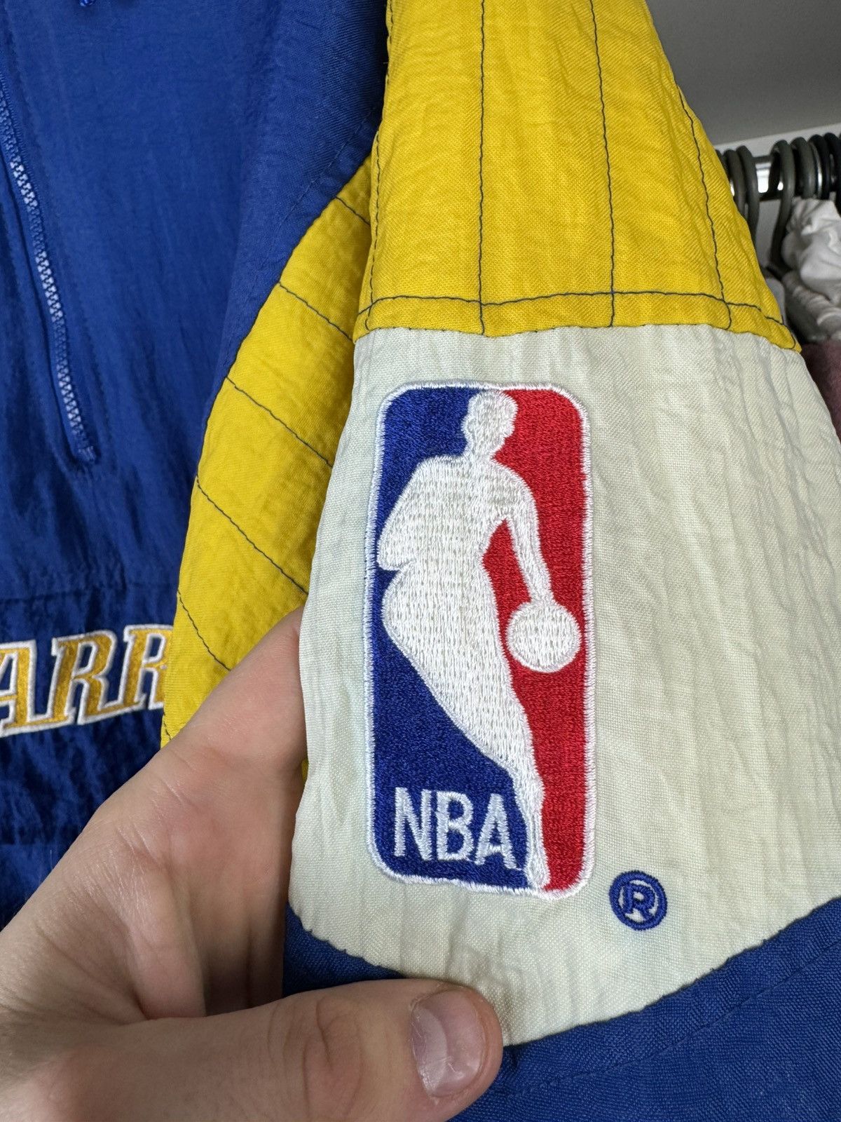 Starter Vintage Golden State Warriors Starter Pullover Anorak Jacket Size US L / EU 52-54 / 3 - 8 Thumbnail