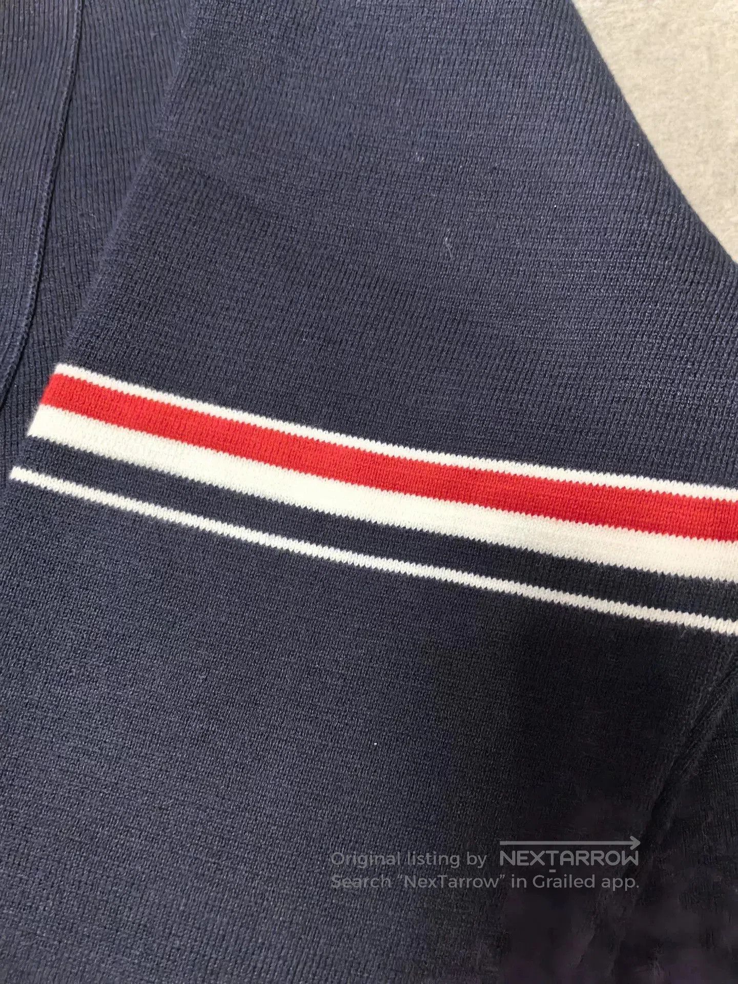 Thom Browne classic thom browne cardigan in navy blue. Size US M / EU 48-50 / 2 - 3 Thumbnail