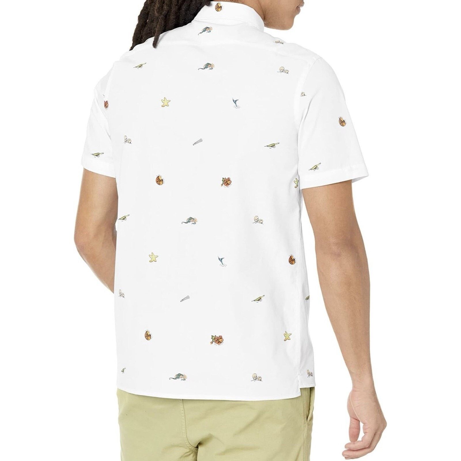 Paul Smith NWT $175 PAUL SMITH Short Sleeve Beach Motif Shirt Sz Small Size US S / EU 44-46 / 1 - 2 Thumbnail