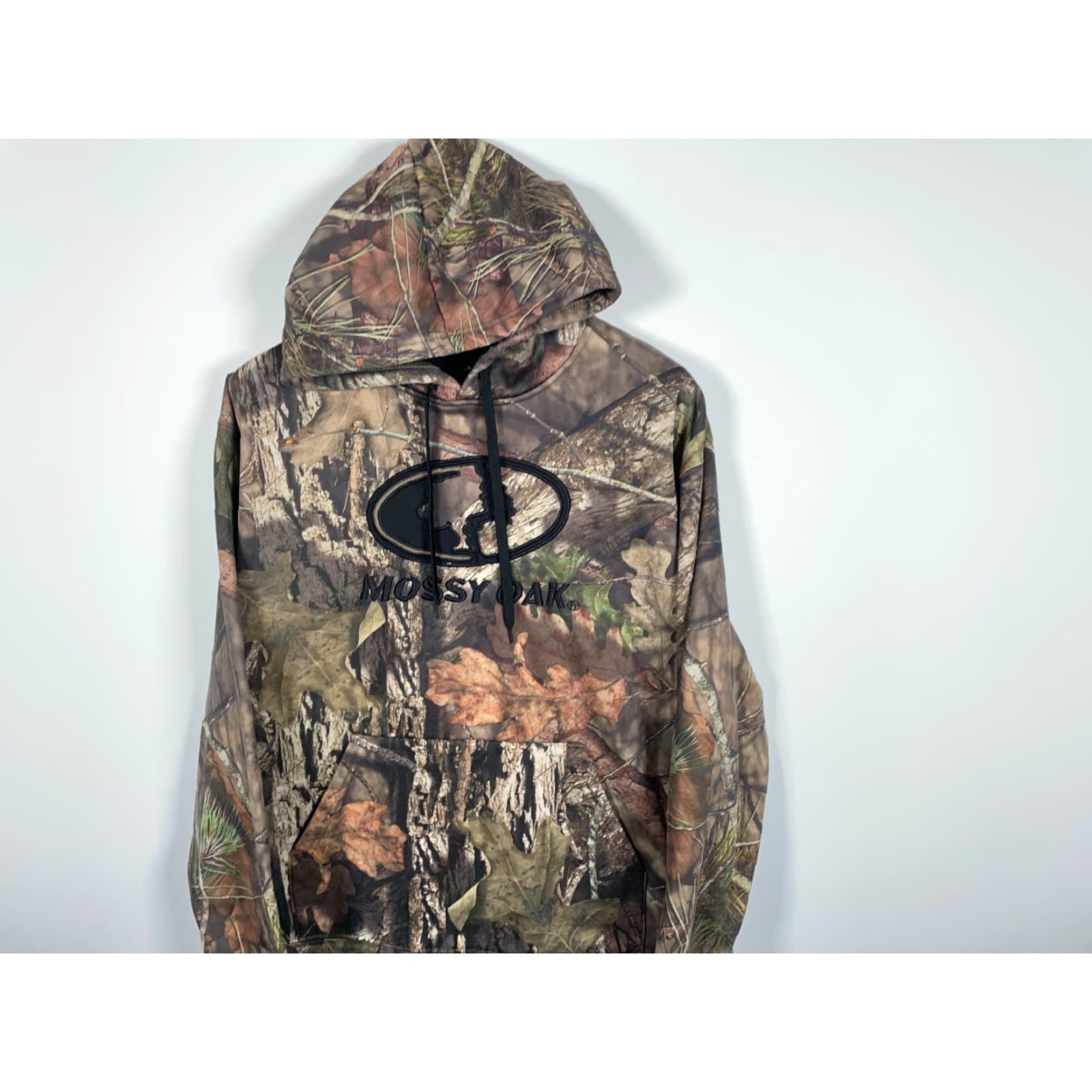 Vintage Mossy Oak Camo Hoodie Men's XL Brown Camouflage Embroidered Logo Sweatshirt Size US XL / EU 56 / 4 - 4 Thumbnail