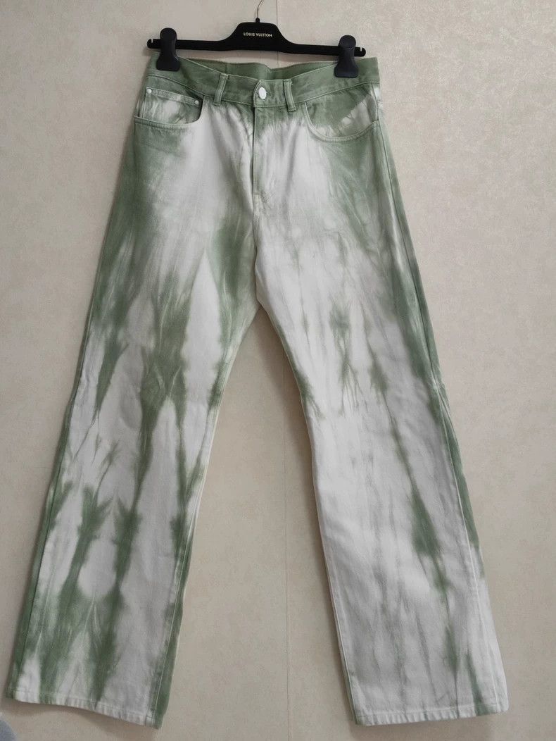 Louis Vuitton Louis Vuitton 19ss Wizard of Oz tie-dyed white and green fl Size US 30 / EU 46 - 1 Thumbnail