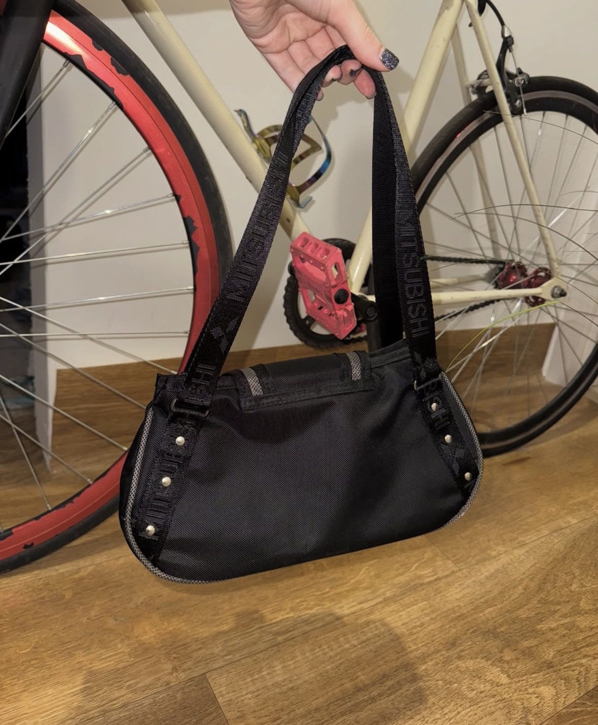 Vintage 2000s MITSUBISHI MOTORS SHOULDER BAG Size ONE SIZE - 2 Thumbnail
