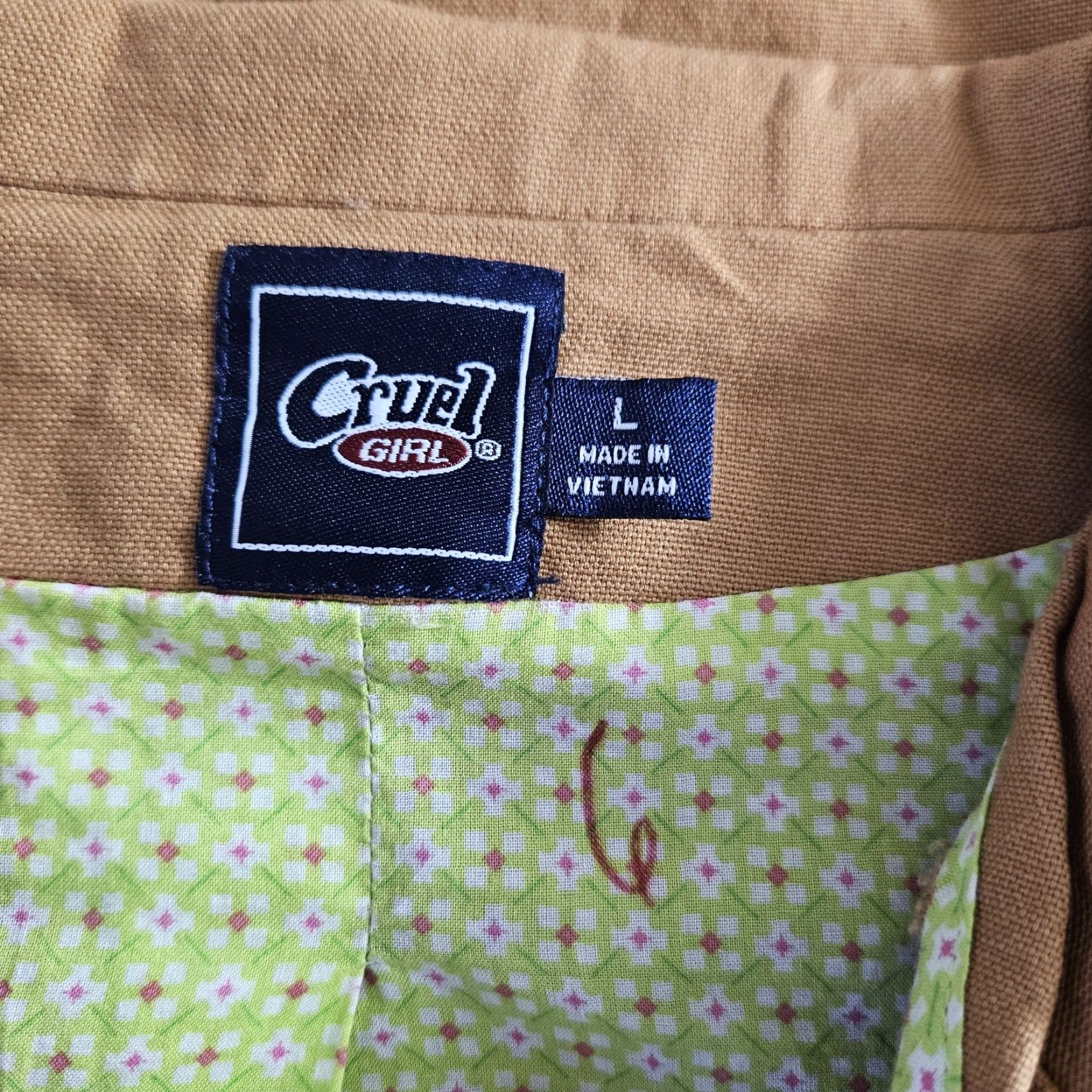 Vintage Cruel Girl Blazer Shirt Womens L Cotton Brown Solid Button Front Front Cotton Size Large Size L / US 10 / IT 46 - 6 Thumbnail