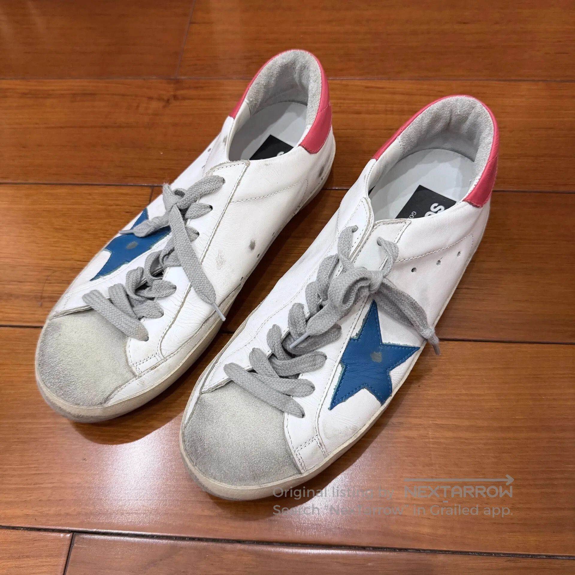 Golden Goose Golden Goose Superstar Distressed Sneakers. Size US 7 / EU 40 - 1 Thumbnail