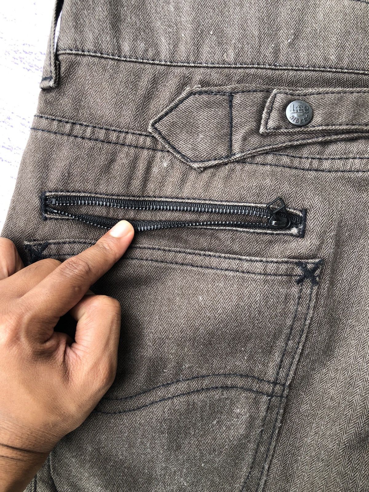 Lee × Seditionaries Vintage Grey Cargo LEE Rider 8 Pocket Size US 34 / EU 50 - 21 Thumbnail