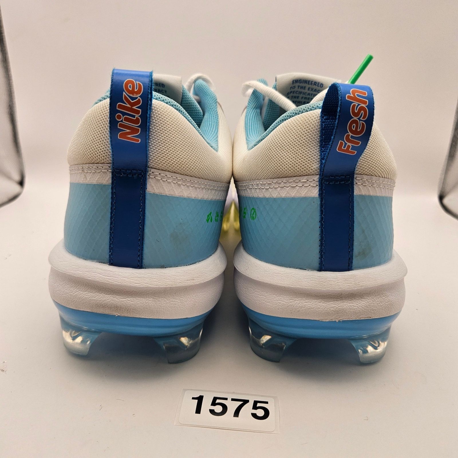 Nike NIKE MEN'S 12 FORCE TROUT 9 MCS FRESH WHITE BLUE BASEBALL Size US 12 / EU 45 - 3 Thumbnail