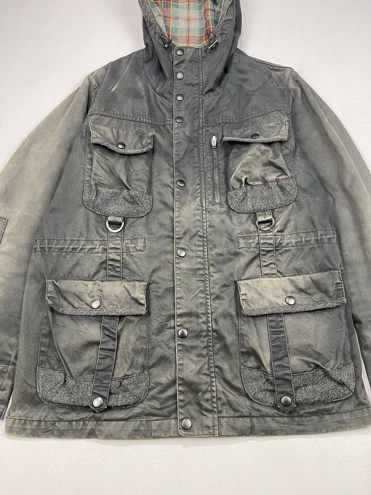 ADAM ET ROPE Faded Adam Et Rope M65 Multi Pocket Parka Jacket Size US L / EU 52-54 / 3 - 4 Thumbnail