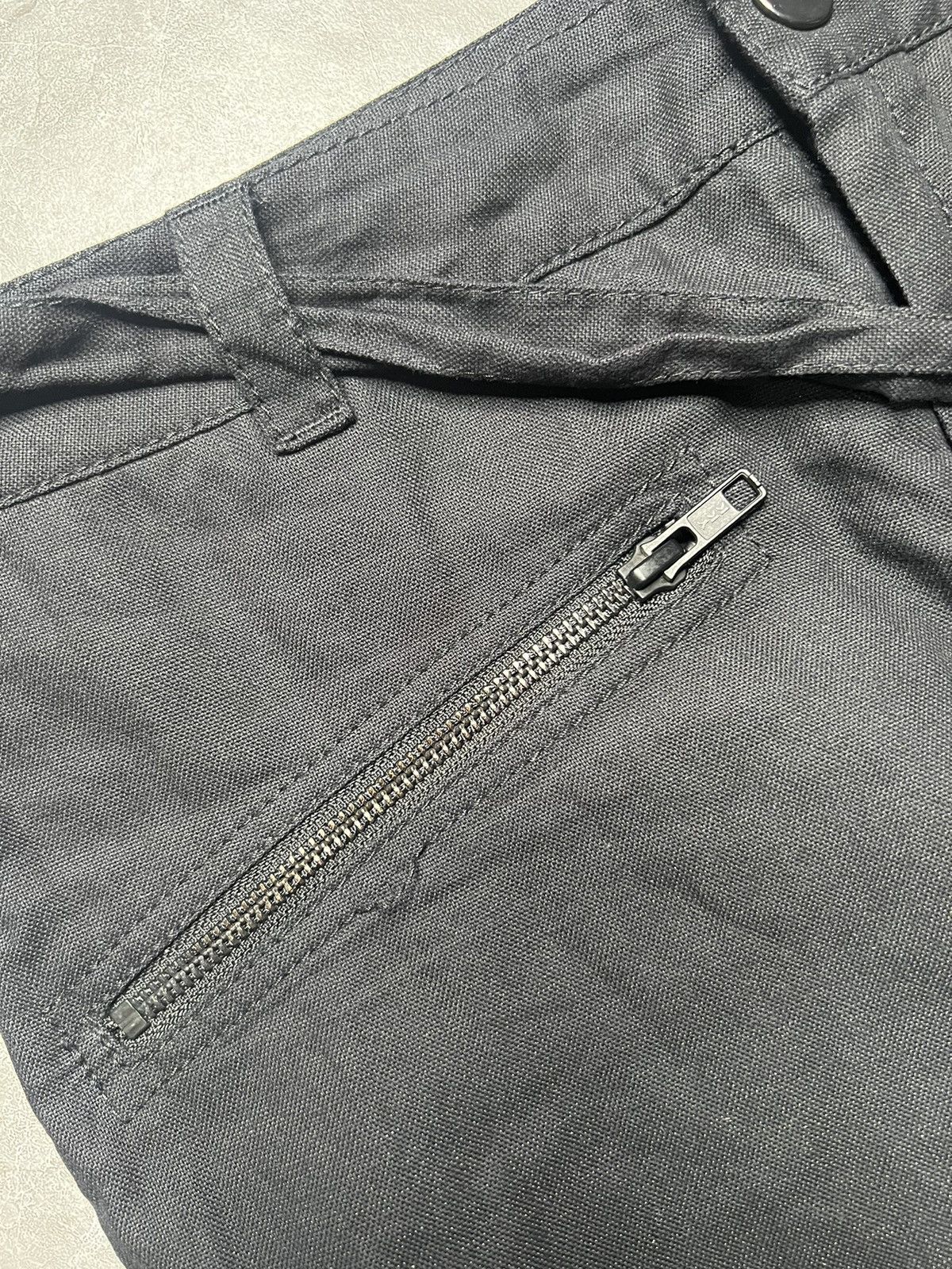Ann Demeulemeester Ann Demeulemeester Uneven Pockets Belted Pants Size US 30 / EU 46 - 6 Thumbnail