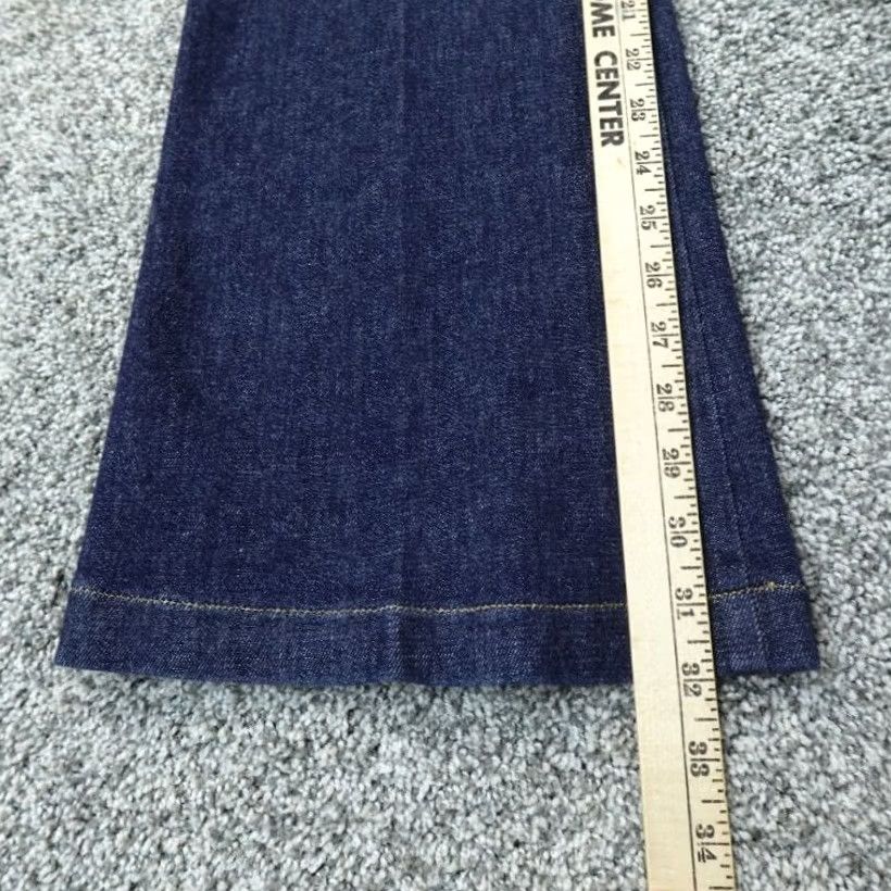 Spanx Spanx Jeans Womens L Dark Blue Denim Pants Everywear Flare High Rise Stretch 32in Inseam Size 36" / US 14 / IT 50 - 4 Thumbnail