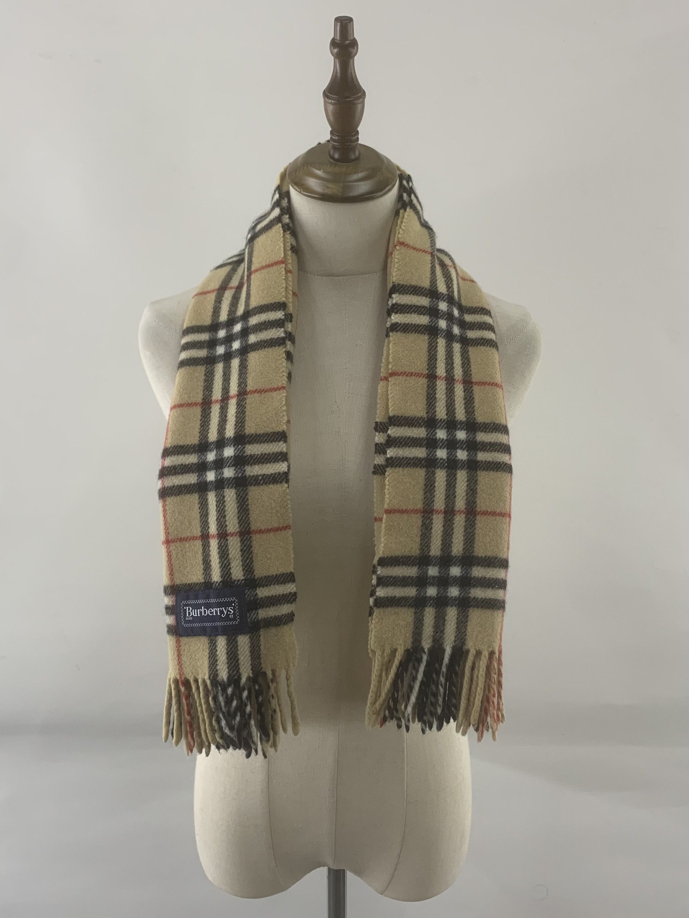 Burberry Burberry Scarf Wool Muffler Neck Wrap BL9286 Size ONE SIZE - 1 Thumbnail