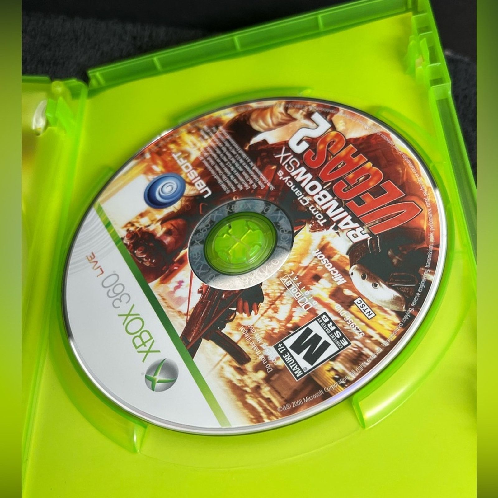 Microsoft Tom Clancys Rainbow Six Vegas 2 Xbox 360 Complete Bonus Disc Size ONE SIZE - 6 Thumbnail