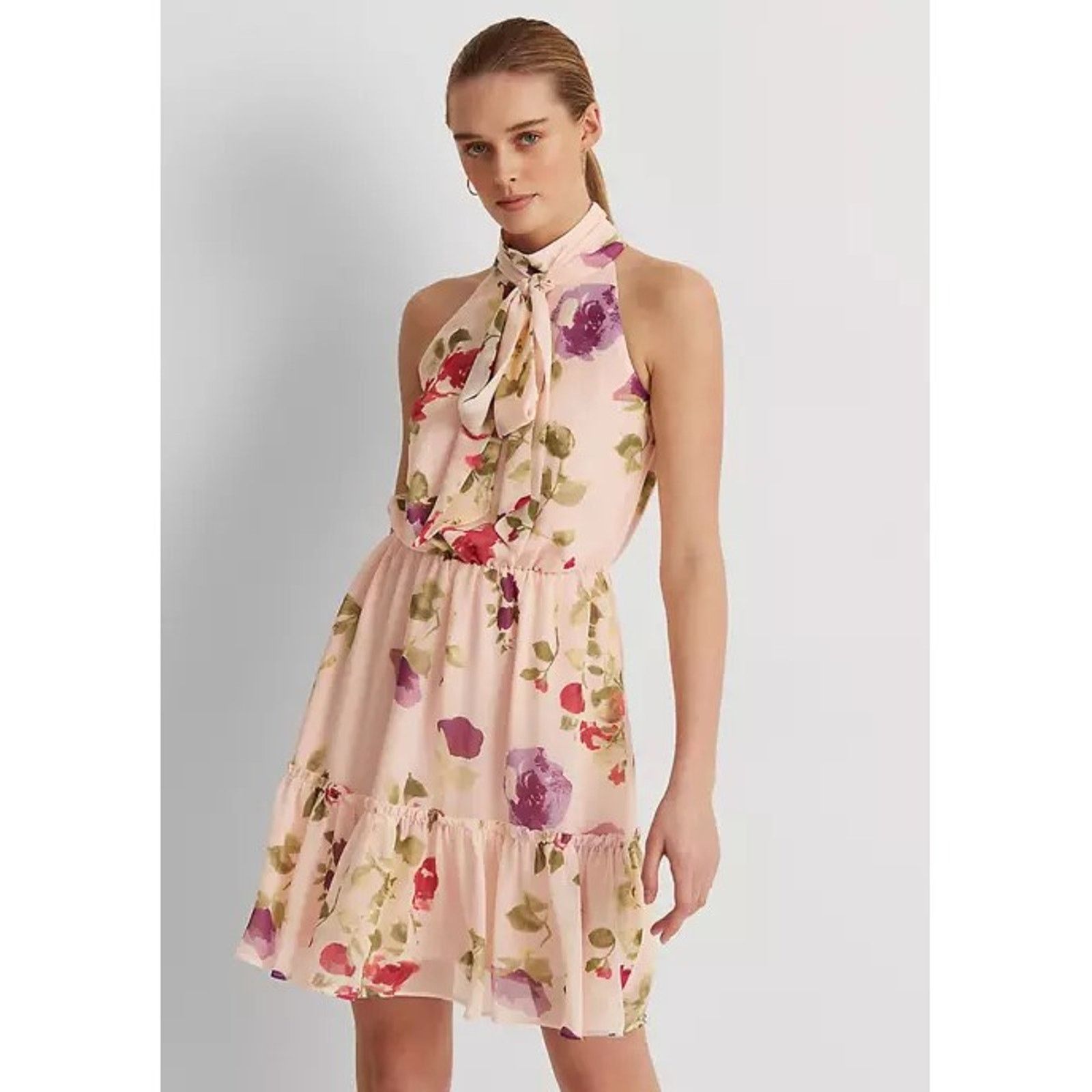 Ralph Lauren Lauren Ralph Lauren Women Sleeveless Cocktail Dress Size 12 Size XL / US 12-14 / IT 48-50 - 1 Thumbnail