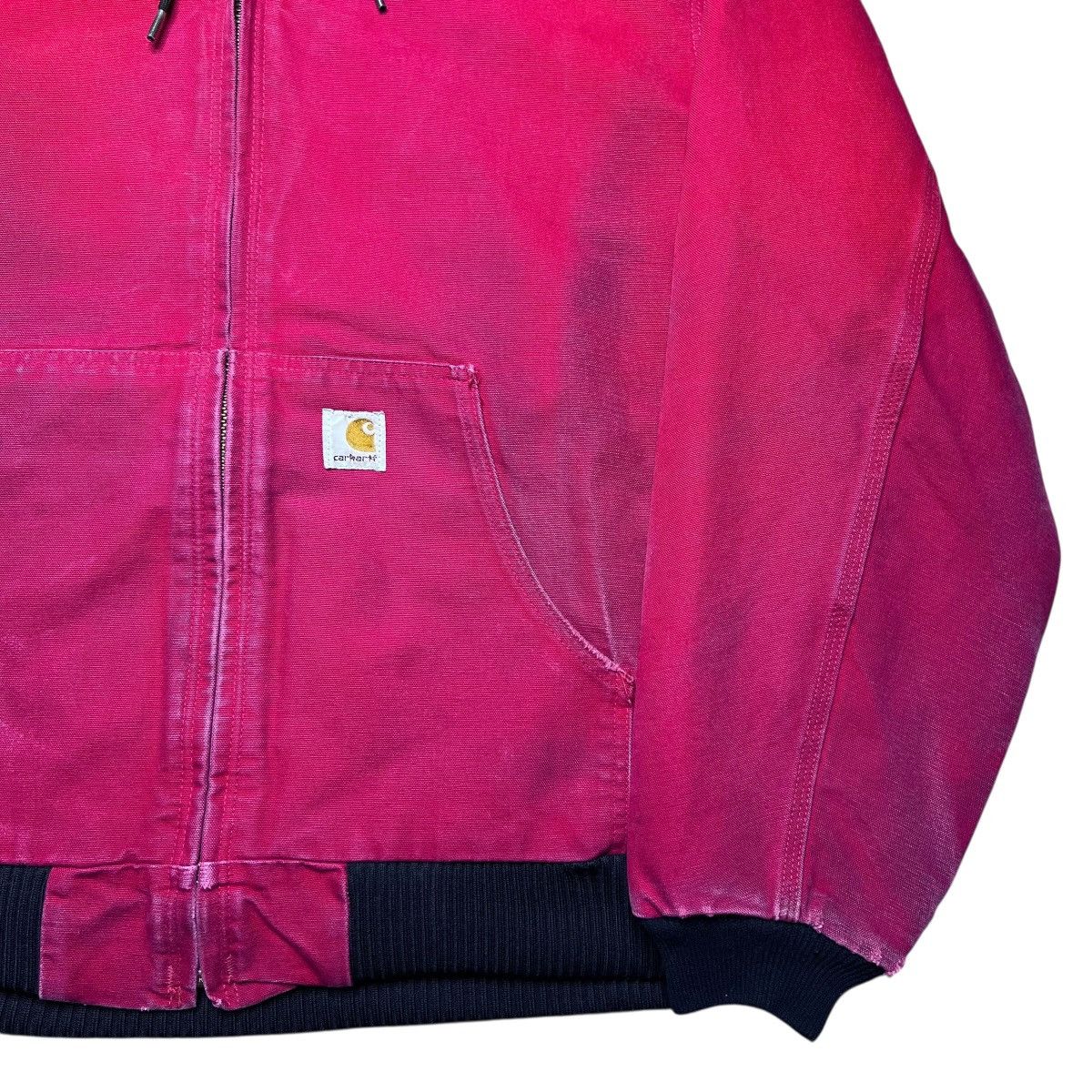 Carhartt Vintage Carhartt J140 Red Men’s Hooded Quilt Lined Jacket Size US XL / EU 56 / 4 - 22 Thumbnail