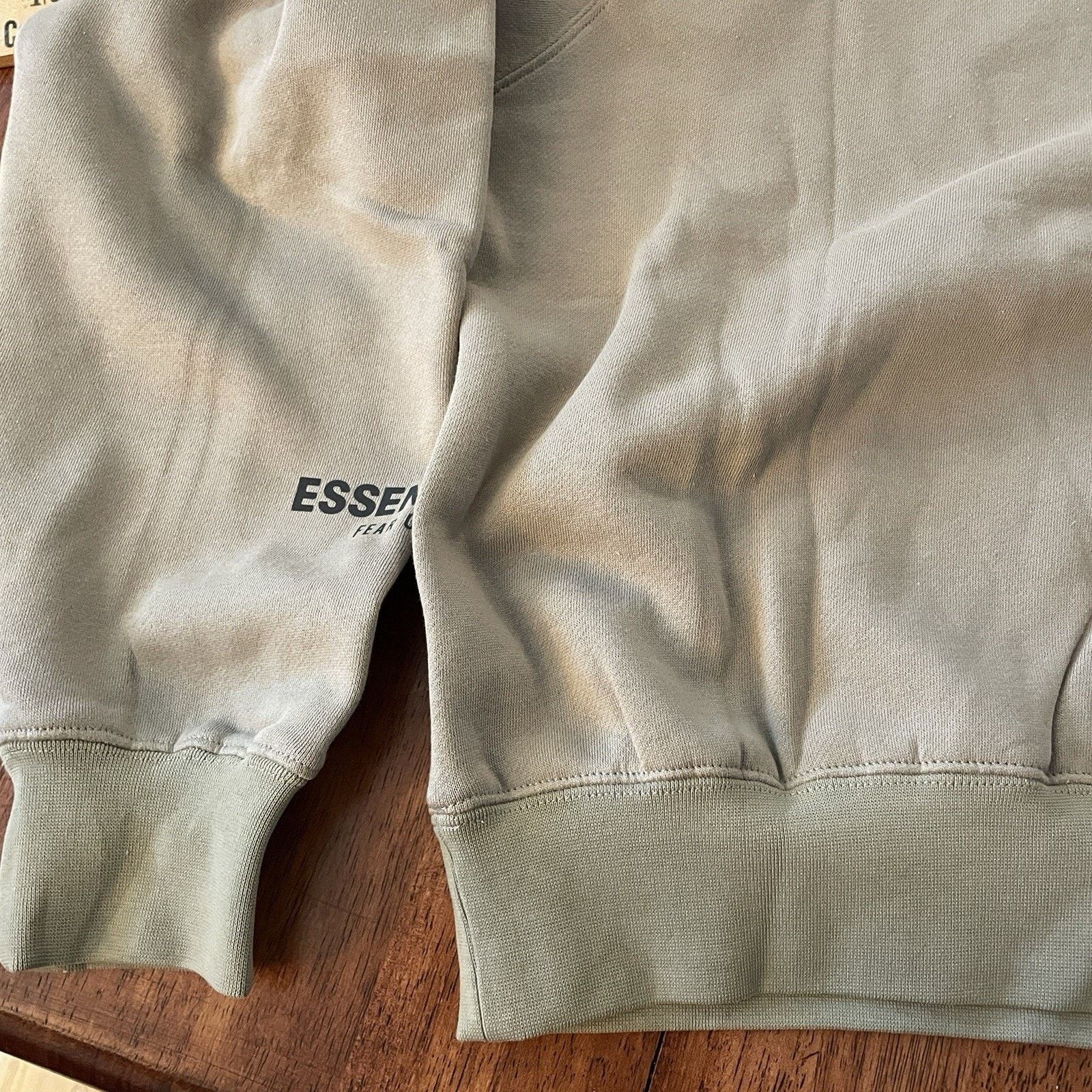 Essentials Essentials Fear Of God Hoodie Logo Reflective Olive Beige XS Size US XS / EU 42 / 0 - 7 Thumbnail