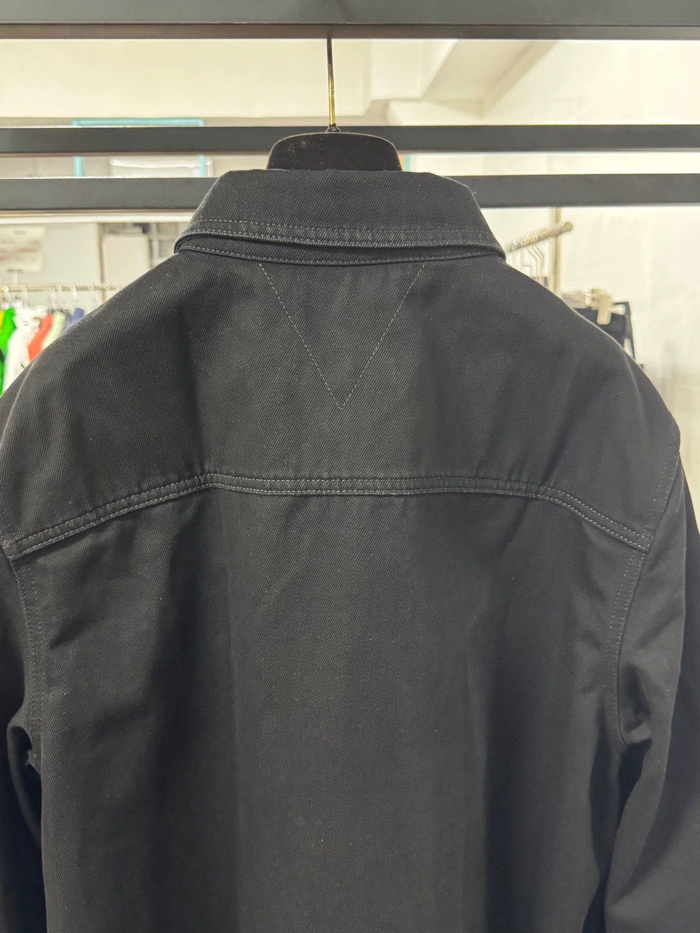 Bottega Veneta black cotton denim jacket for men Size US M / EU 48-50 / 2 - 5 Thumbnail