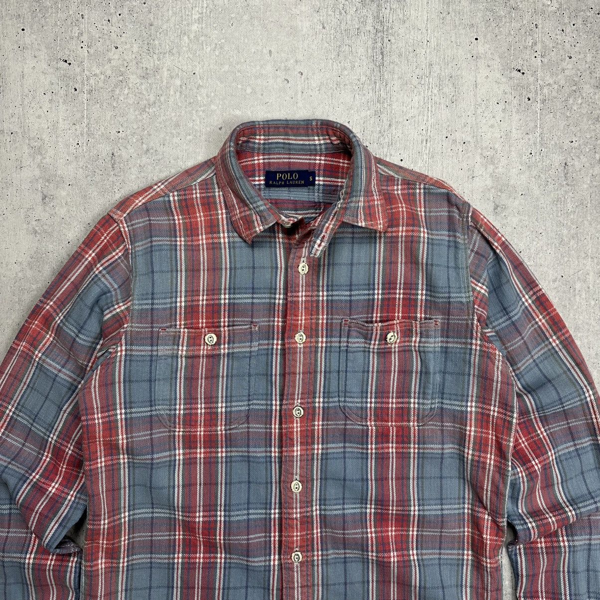 Flannel × Polo Ralph Lauren × Ralph Lauren Polo Ralph Lauren Flannel Button Shirt Multicolor Checkered Size US S / EU 44-46 / 1 - 2 Thumbnail