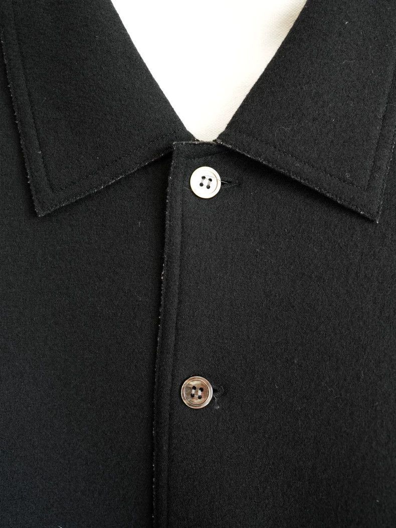 Yohji Yamamoto Yohji Yamamoto Thick Wool Shirt by Yohji Yamamoto Size US M / EU 48-50 / 2 - 6 Thumbnail