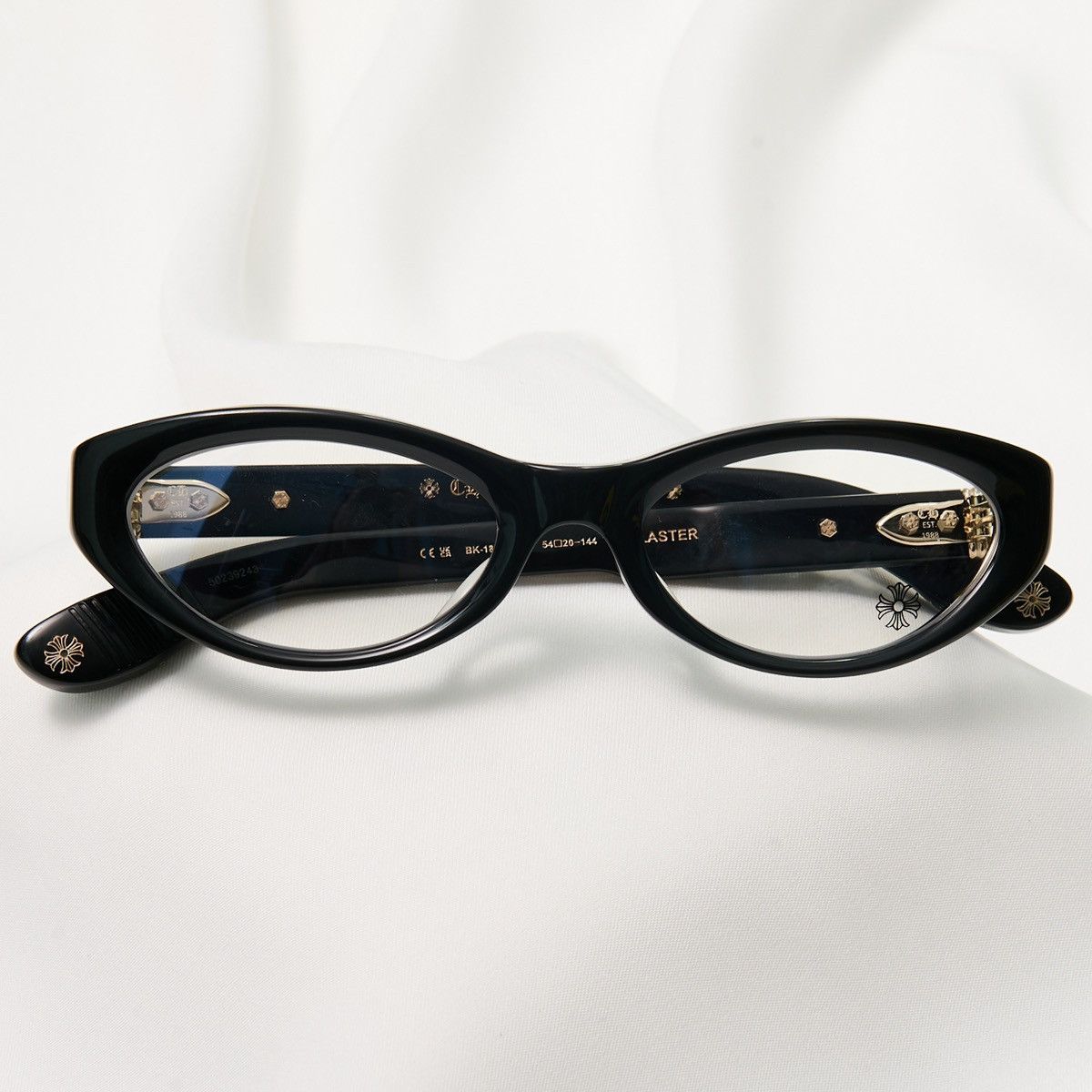 Chrome Hearts CHROME HEARTS BLASTER BLACK/18KGP GLASSES Size ONE SIZE - 6 Thumbnail