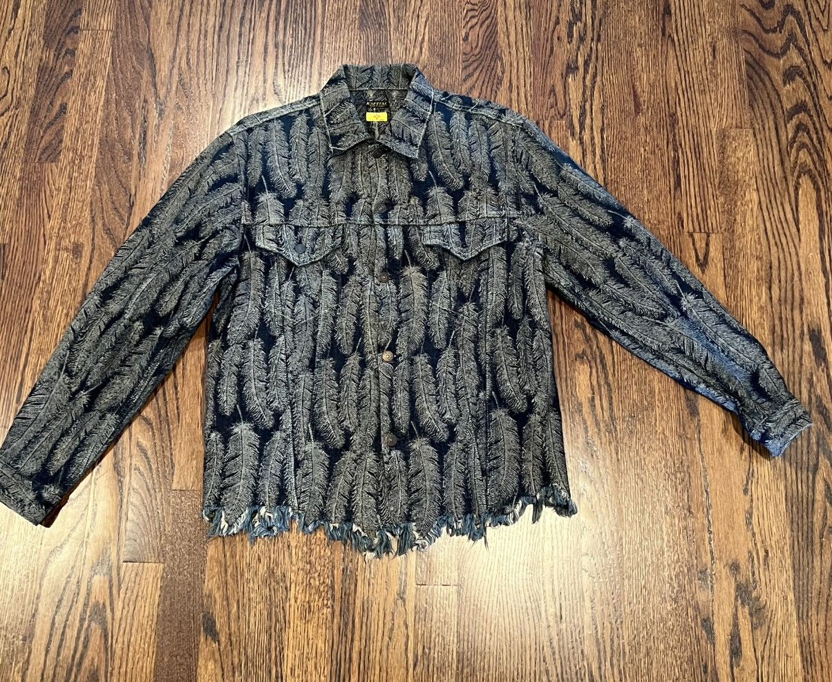 Kapital Kapital Feather Denim Jacket Size US XL / EU 56 / 4 - 2 Thumbnail