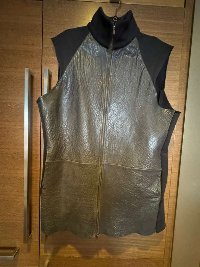 Leather Front Vest