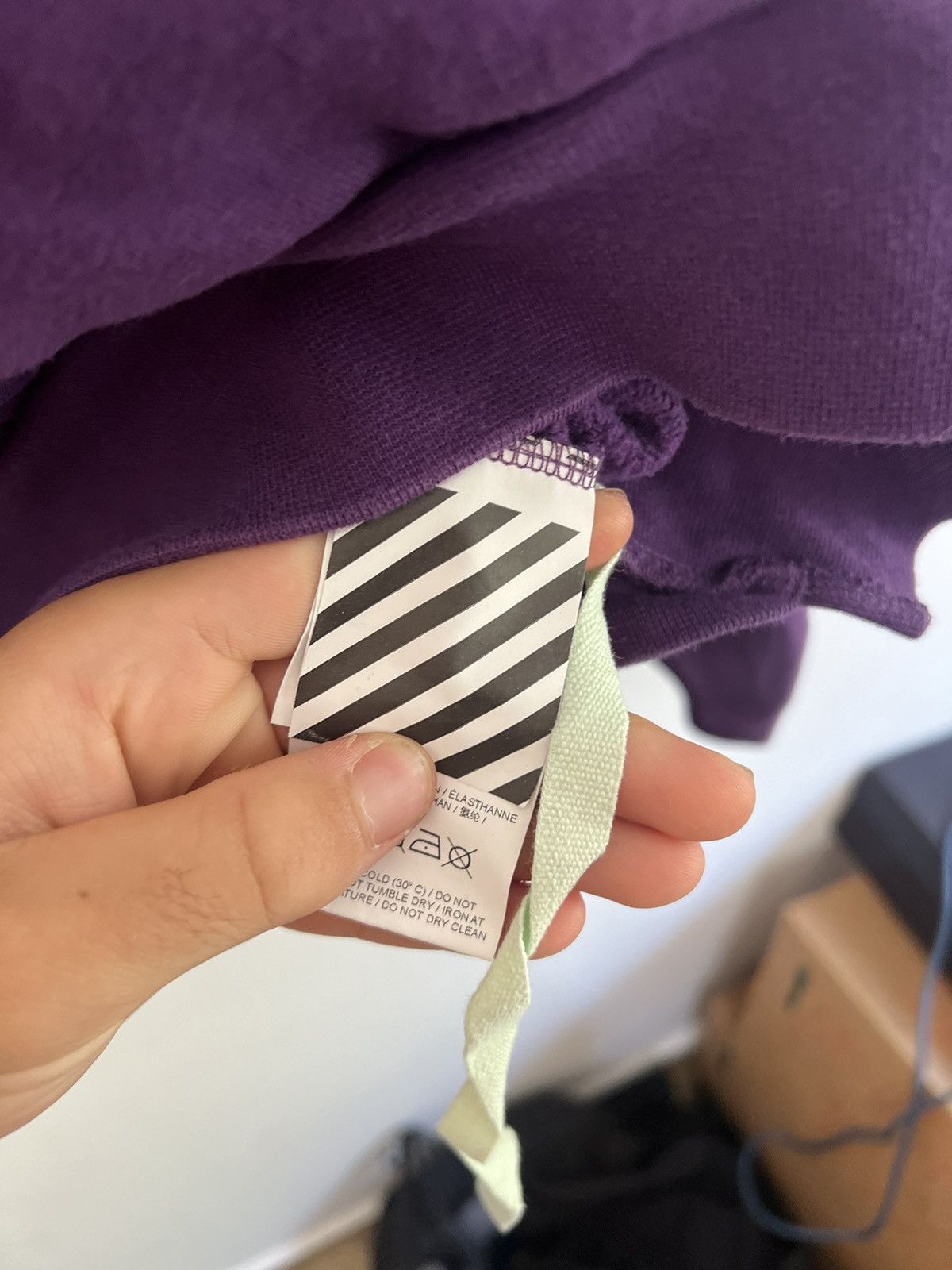Off-White Off white X selfirdge purple limited hoodie Size US M / EU 48-50 / 2 - 12 Thumbnail