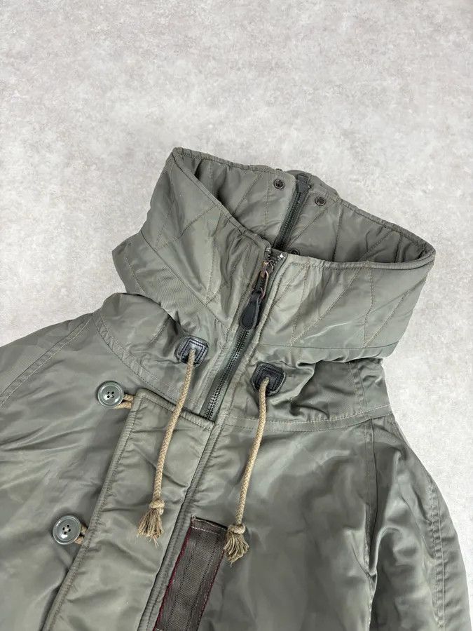 Polo Ralph Lauren 2010s Ralph Lauren Green Aviator Detachable Hood Bomber Jacket Size US M / EU 48-50 / 2 - 9 Thumbnail