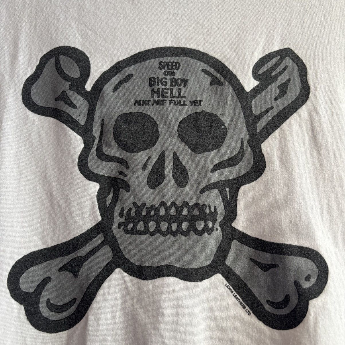 Lewis Leathers Vintage Y2K Aviakit T-Shirt Boxy Fit Punk Skull Lewis Size US L / EU 52-54 / 3 - 5 Thumbnail