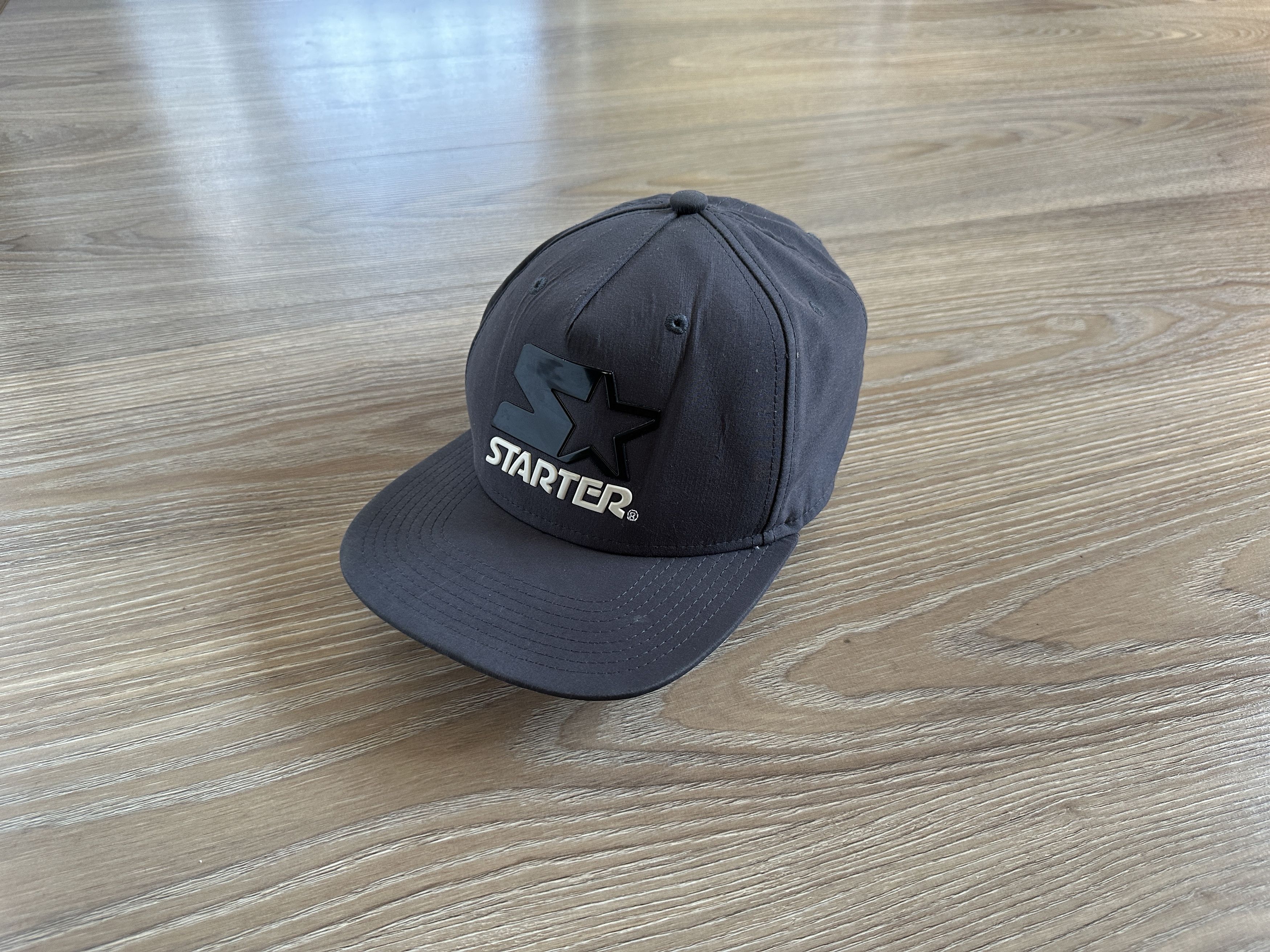 Starter × Vintage Starter Big Logo Grey Snapback Hat Size ONE SIZE - 1 Thumbnail