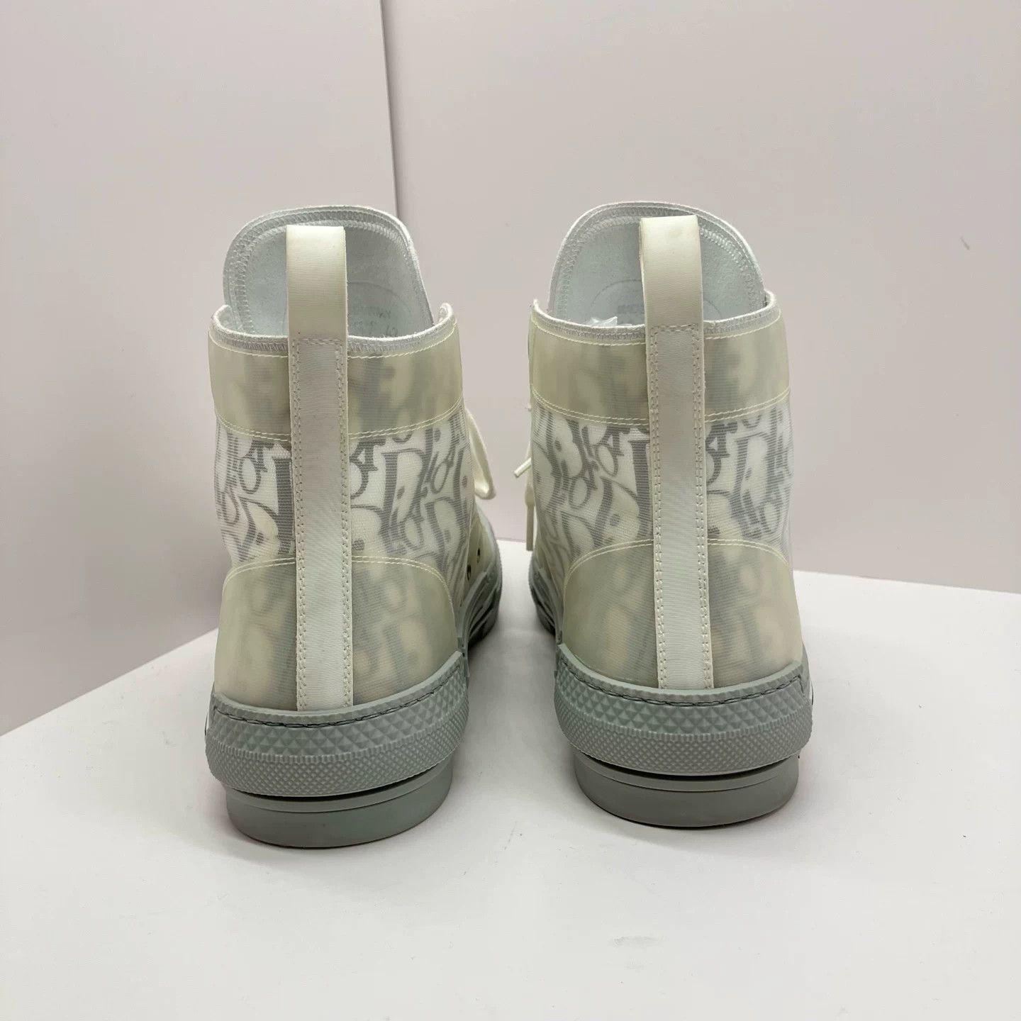 Dior dior b23 grey monogram high-top sneakers Size US 10 / EU 43 - 6 Thumbnail