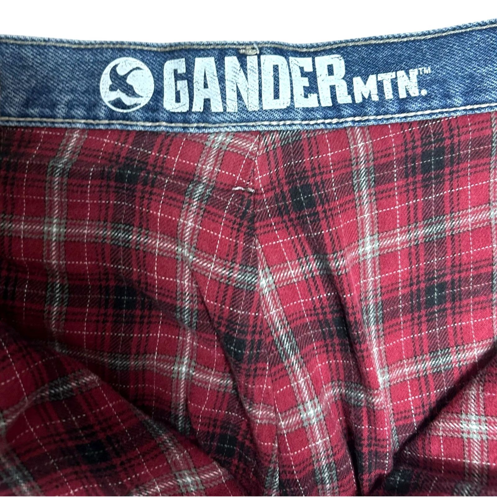 Denime VINTAGE Gander Mountain Jeans Mens 32x32 Blue Denim Straight Leg Flannel Lined Pants Regular Rise 5-Pocket USA VTG Size US 32 / EU 48 - 6 Thumbnail